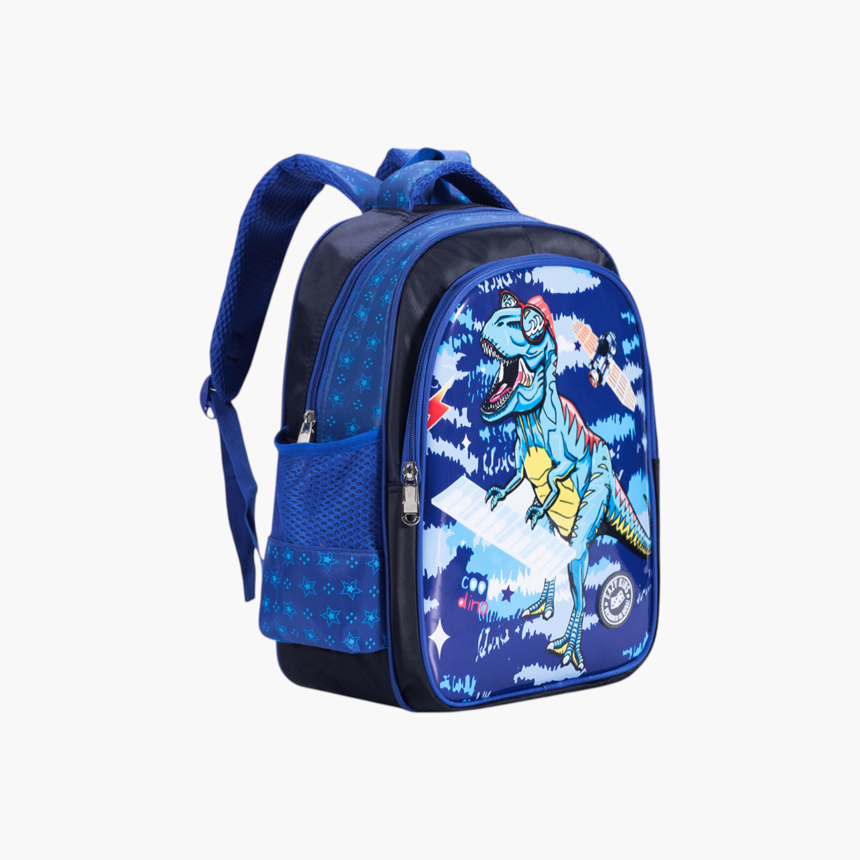 Eazy Kids Dinosaur Print Backpack with Adjustable Strap and Zip Closure - 26x12x30 cms-school-bagsandbackpacks-backpacks-image-3