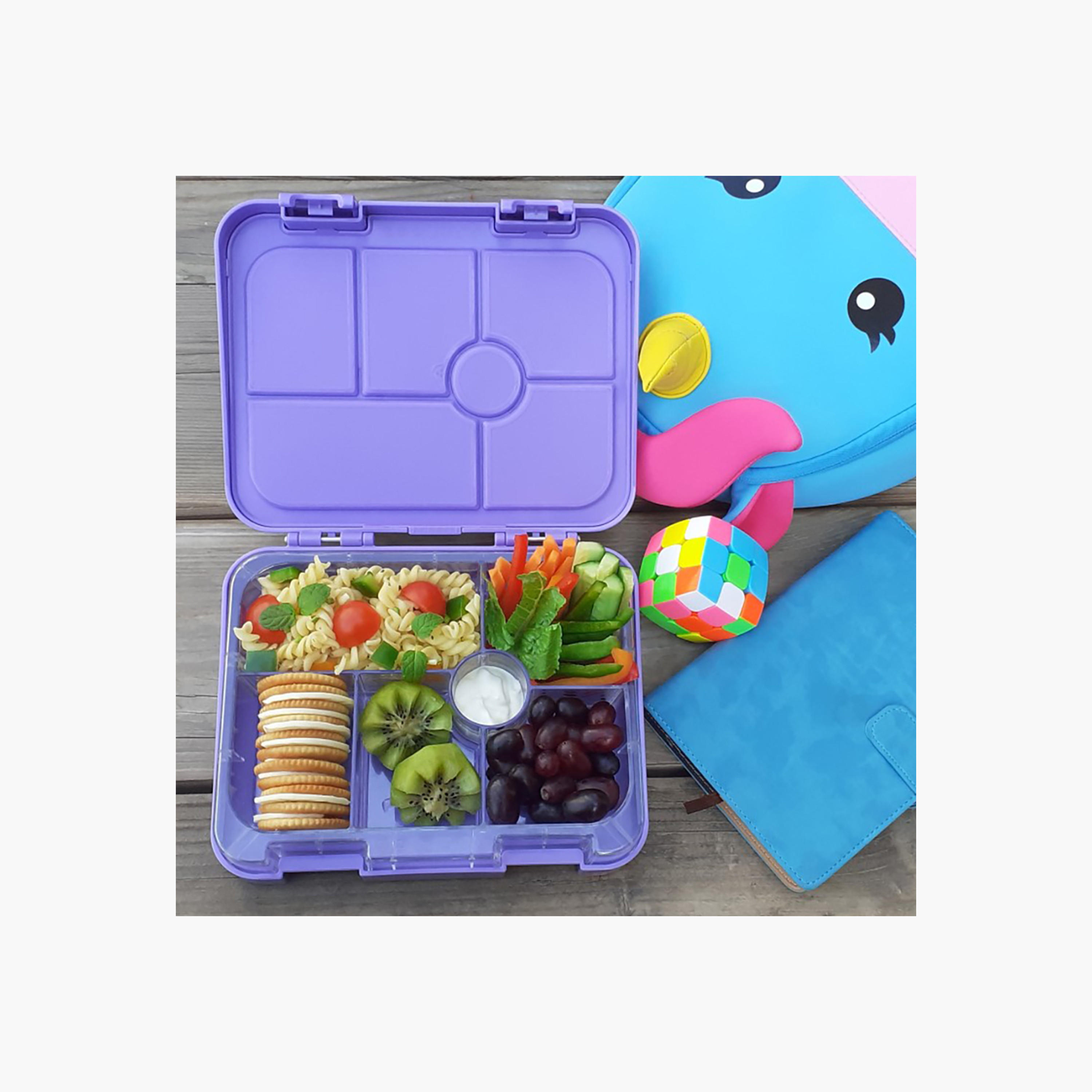Eazy Kids Unicorn Print 6-Compartment Bento Lunch Box-school-lunchessentials-lunchboxes-image-6