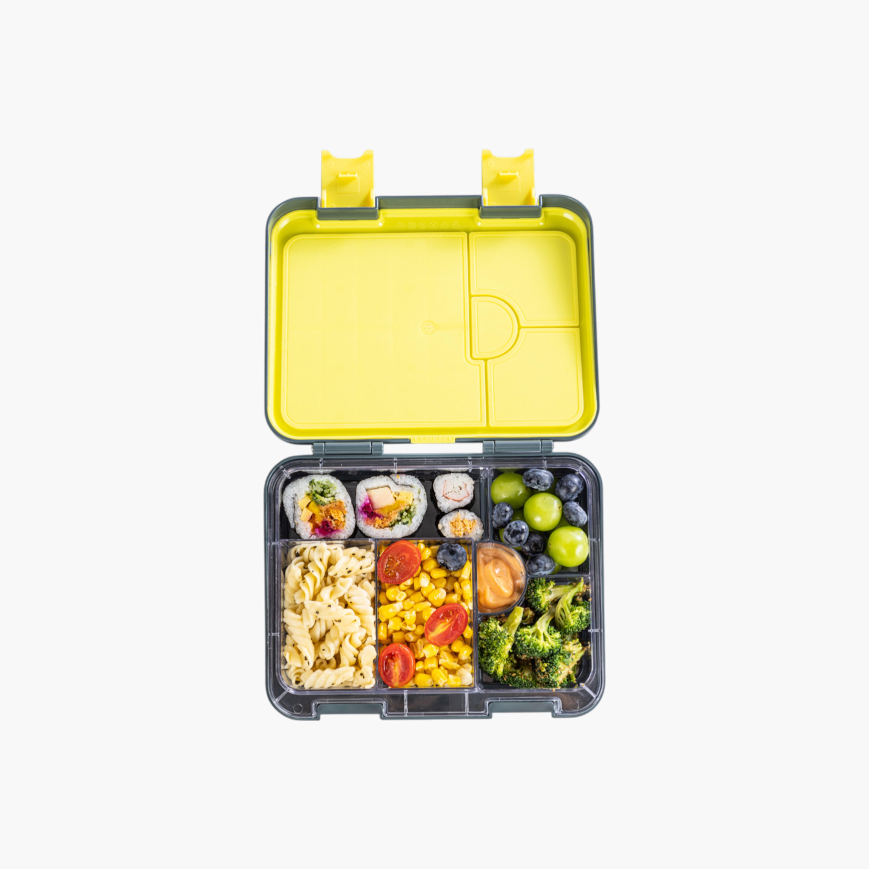 صندوق غداء بينتو مقسّم صلب مع أدوات مائدة زملصقات أبجدية من إيزي كيدز-school-lunchessentials-lunchboxes-image-3