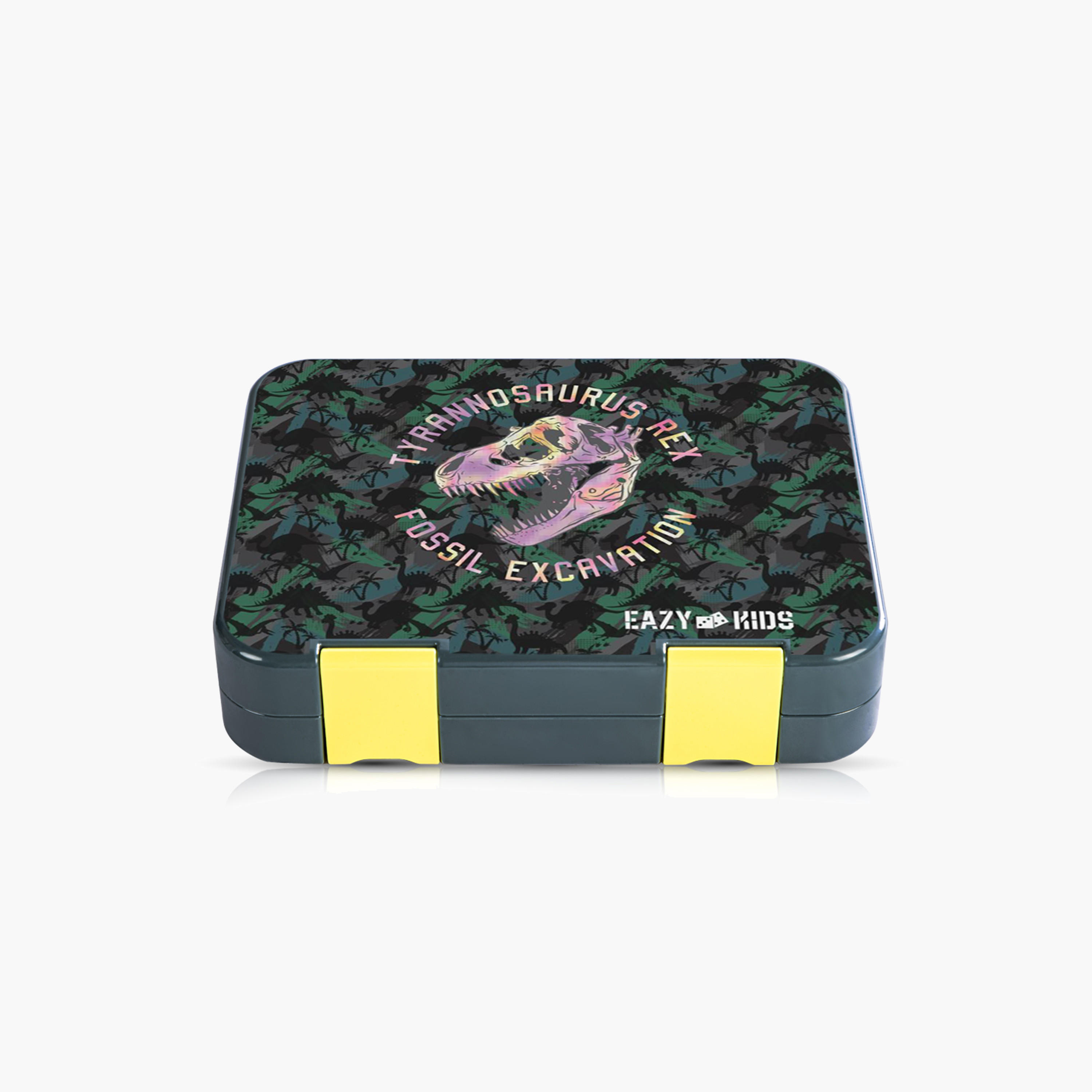 Eazy Kids Solid Sectioned Bento Lunch Box with Cutlery and Alphabet Sticker-school-lunchessentials-lunchboxes-image-7