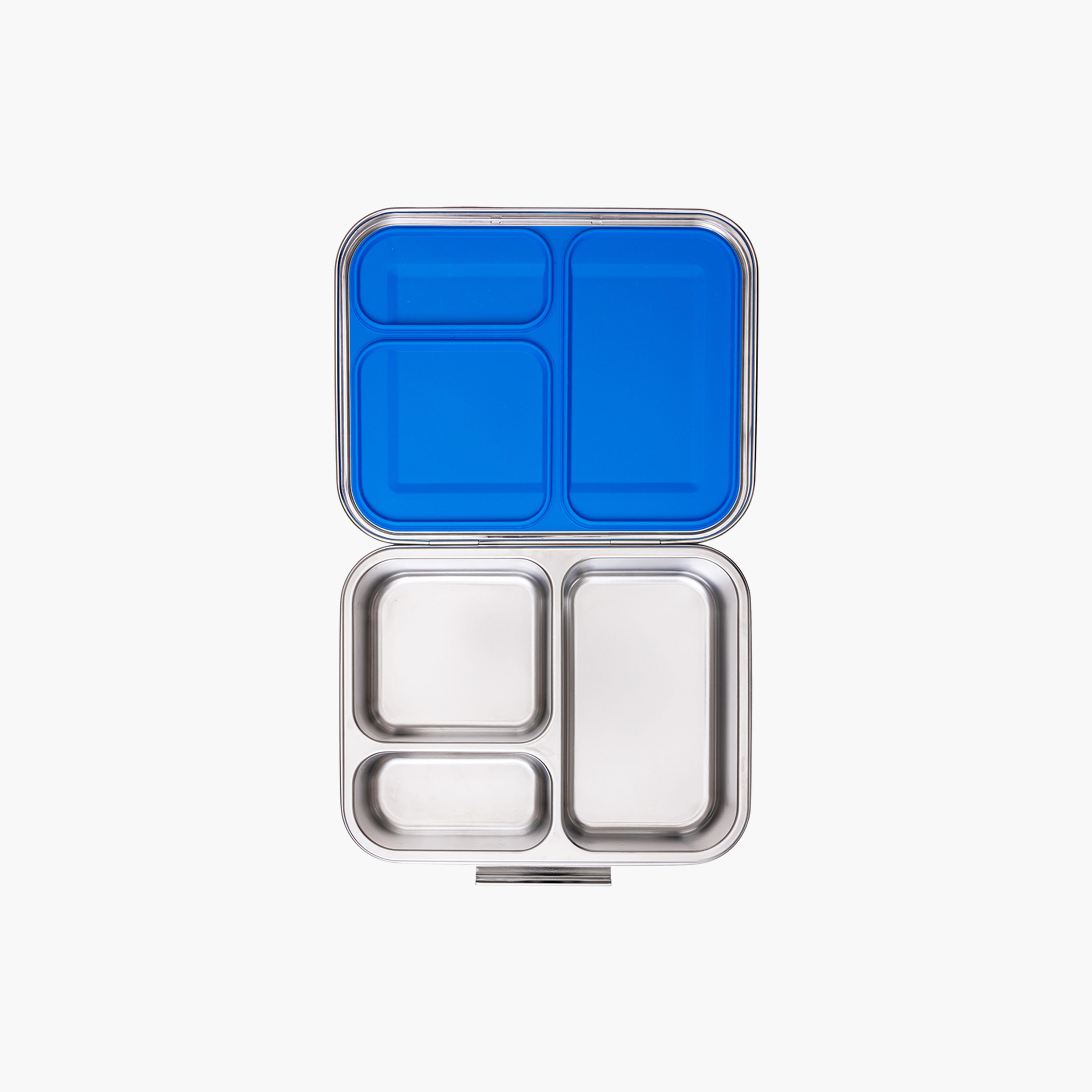 Eazy Kids Solid Sectioned Bento Steel Lunch Box-school-lunchessentials-lunchboxes-image-8
