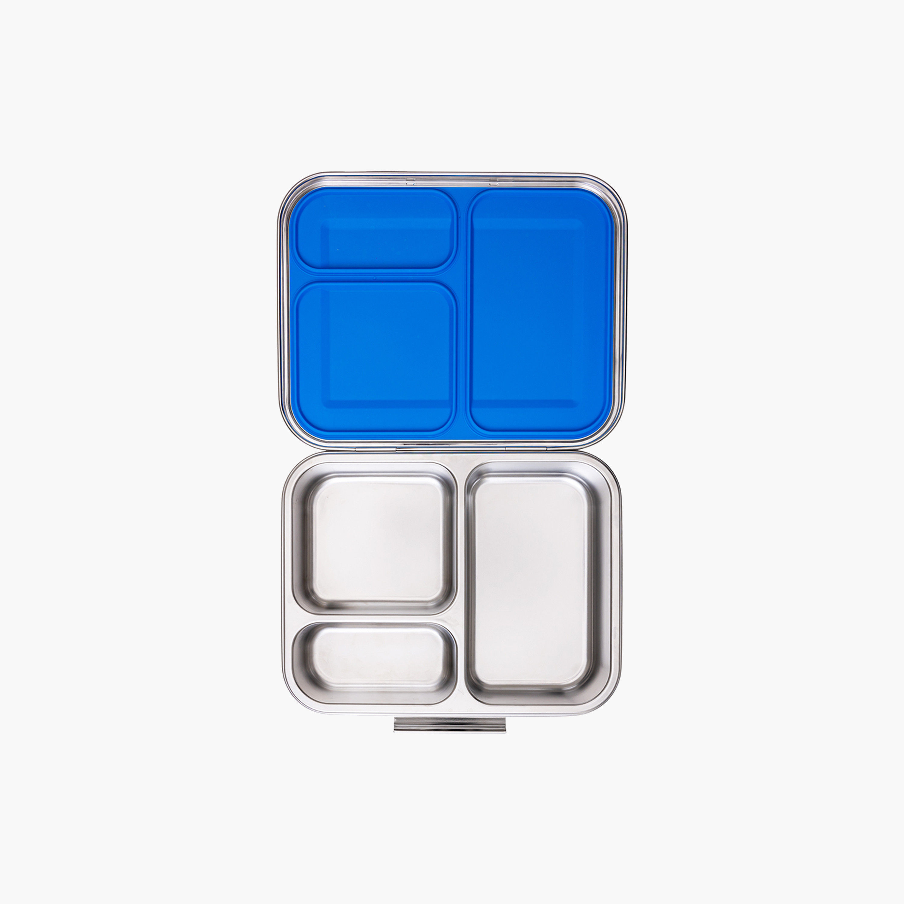Eazy Kids Solid Sectioned Bento Steel Lunch Box-school-lunchessentials-lunchboxes-image-8