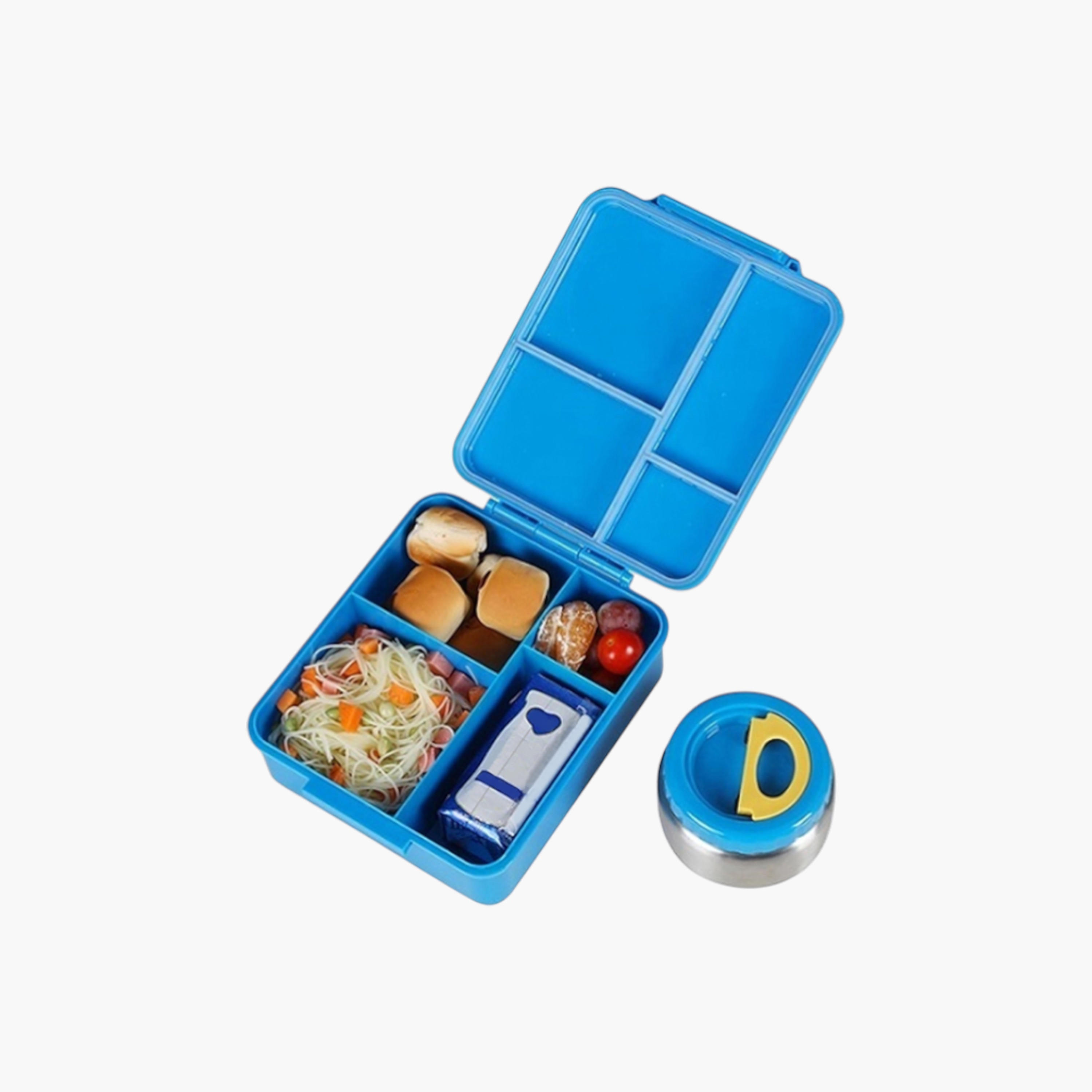 Eazy Kids Jumbo Space Print Lunch Box with Insulated Jar-school-lunchessentials-lunchboxes-image-7