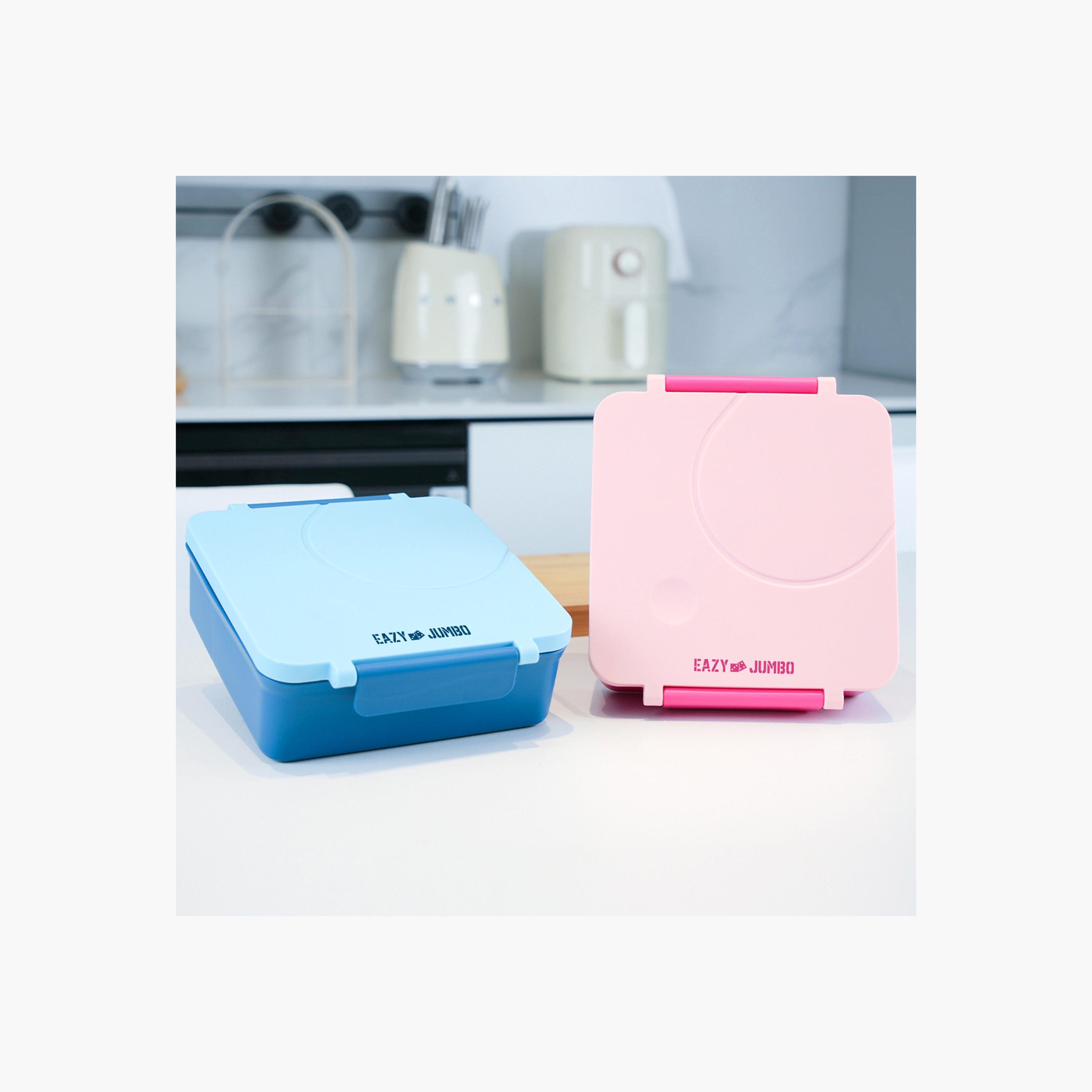 صندوق غداء مقسم سادة مع أدوات مائدة وجرة طعام من إيزي كيدز-school-lunchessentials-lunchboxes-image-2