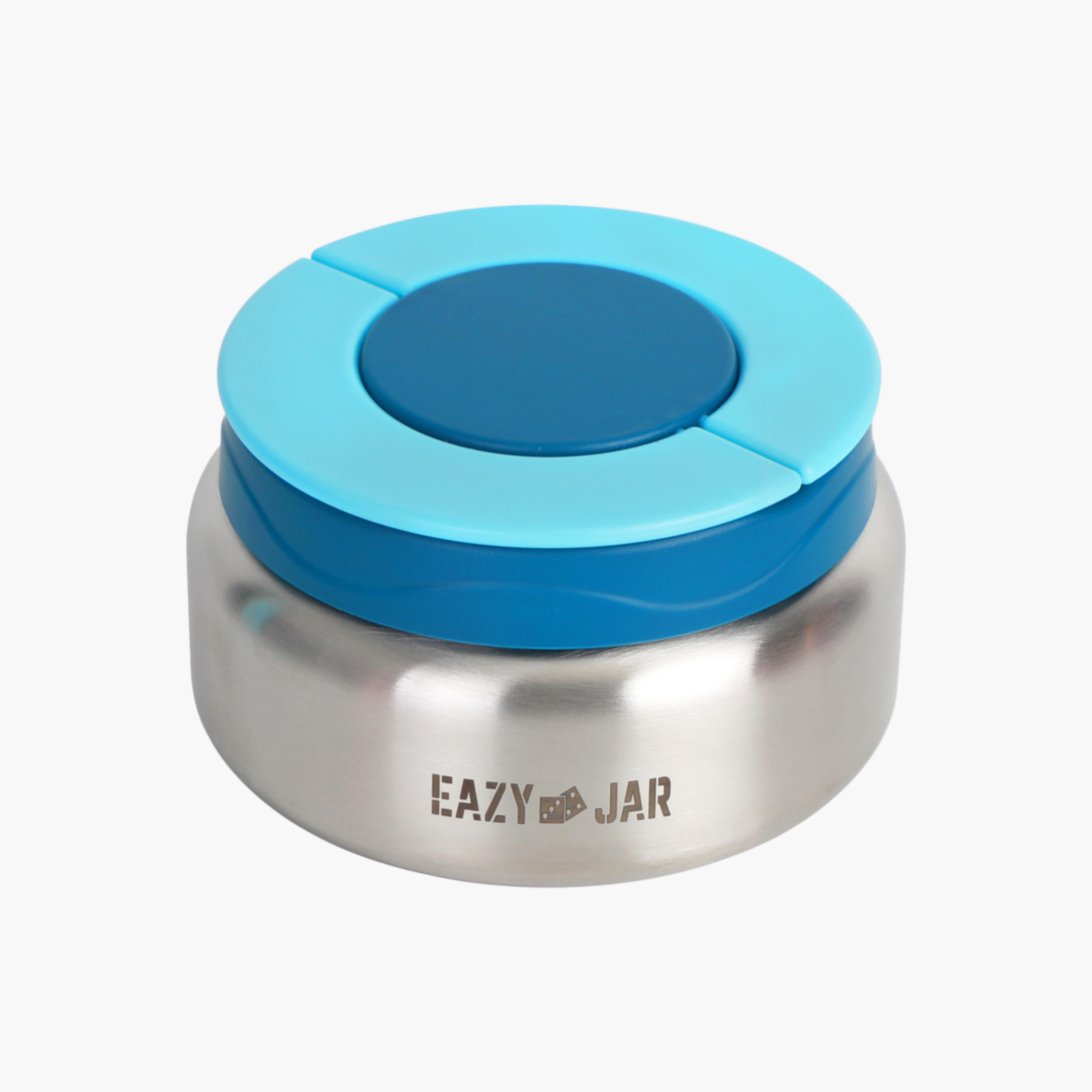 Eazy Kids Solid Sectioned Lunch Box with Cutlery and Food Jar-school-lunchessentials-lunchboxes-image-4