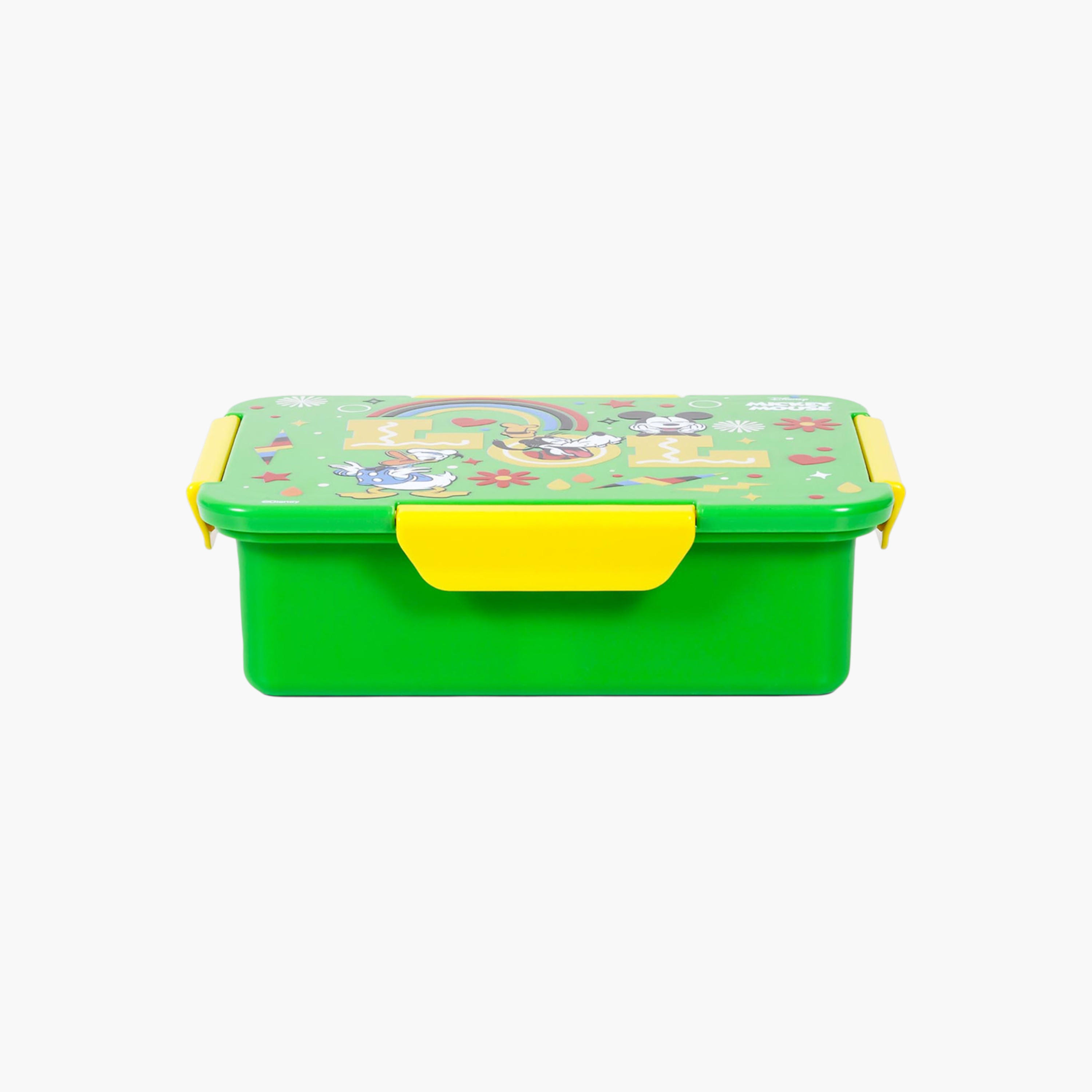 Eazy Kids Mickey Mouse Print Convertible Compartment Bento Lunch Box-school-lunchessentials-lunchboxes-image-4