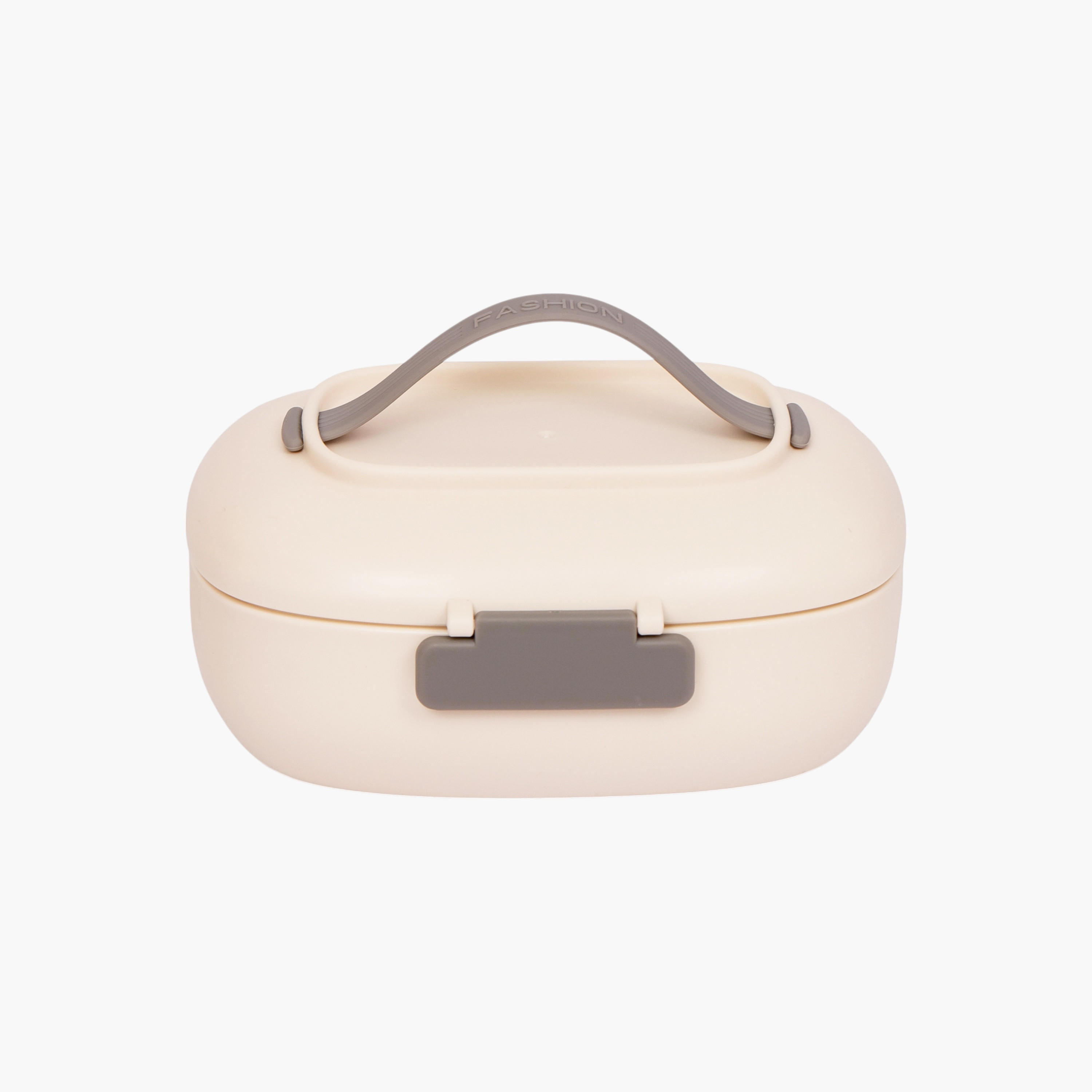 صندوق غداء مقسّم سادة مع شوكة ومقبض من إيزي كيدز-school-lunchessentials-lunchboxes-image-1