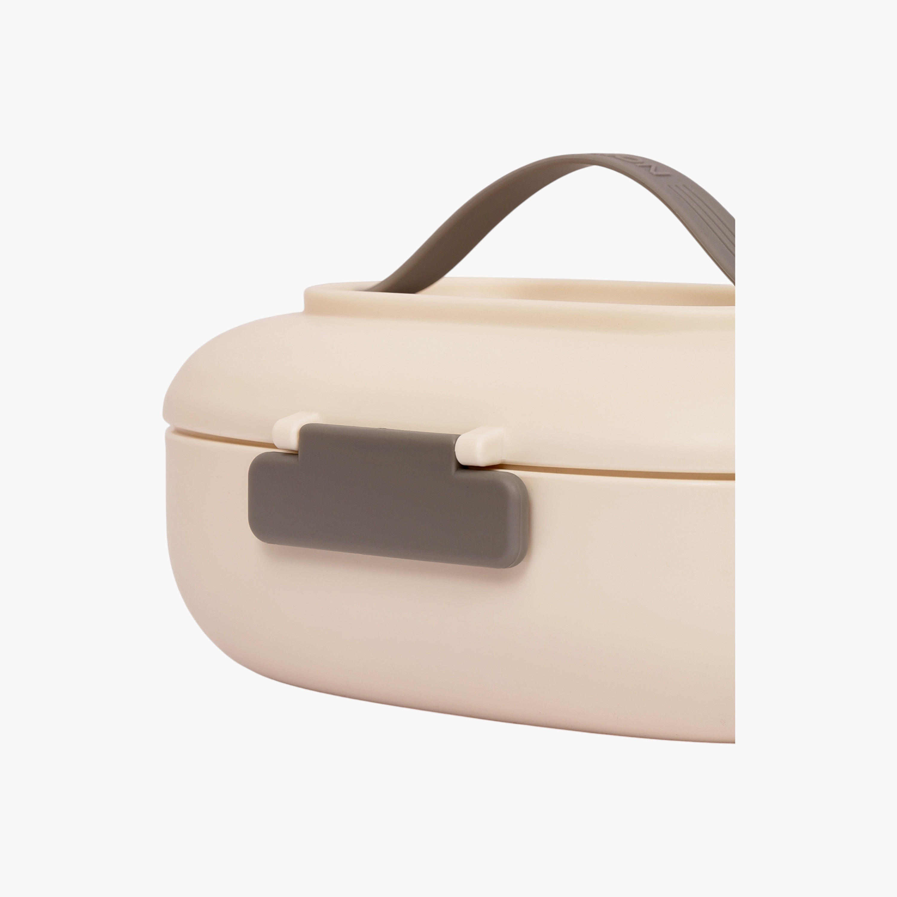 Eazy Kids Solid Sectioned Lunch Box with Fork and Handle-school-lunchessentials-lunchboxes-image-6