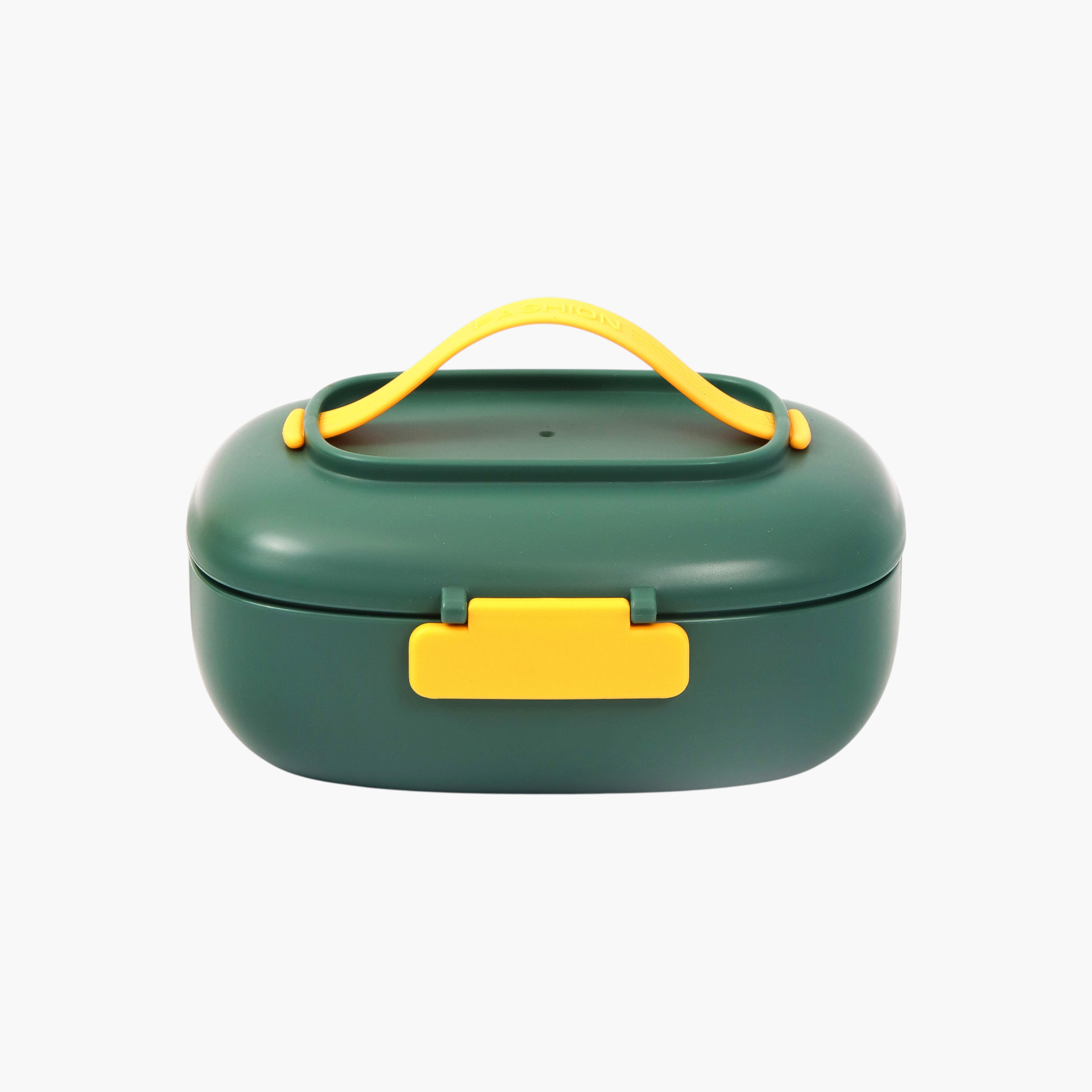 Eazy Kids Solid Lunch Box with Spork-school-lunchessentials-lunchboxes-image-1