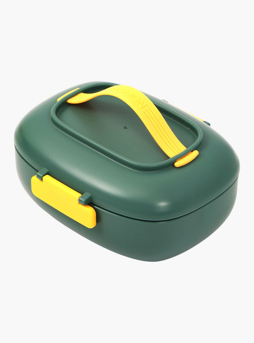 Eazy Kids Solid Lunch Box with Spork-school-lunchessentials-lunchboxes-image-4