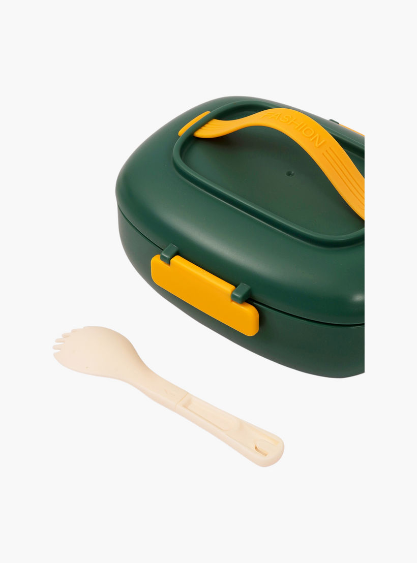 Eazy Kids Solid Lunch Box with Spork-school-lunchessentials-lunchboxes-image-5