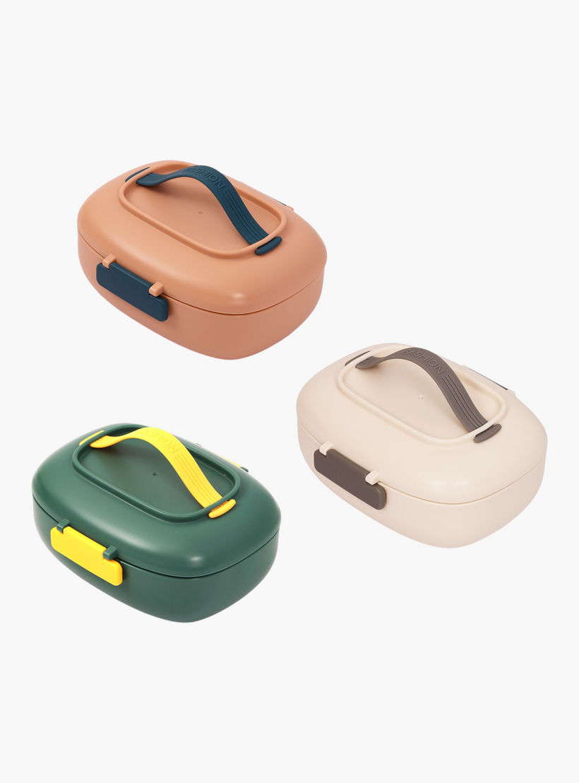 Eazy Kids Solid Lunch Box with Spork-school-lunchessentials-lunchboxes-image-8