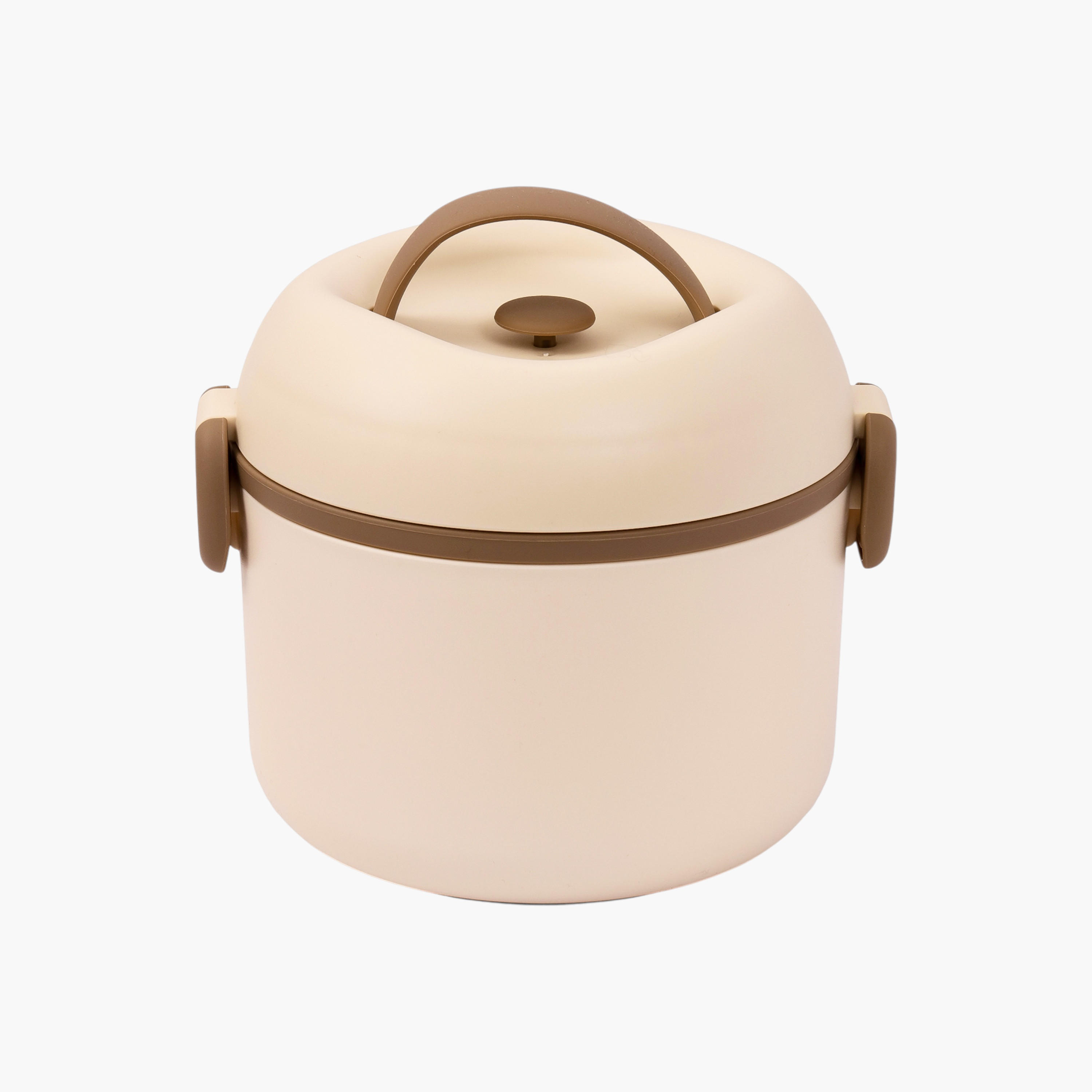 Eazy Kids Solid Lunch Box with Clip Lock Lid and Handle-school-lunchessentials-lunchboxes-image-1