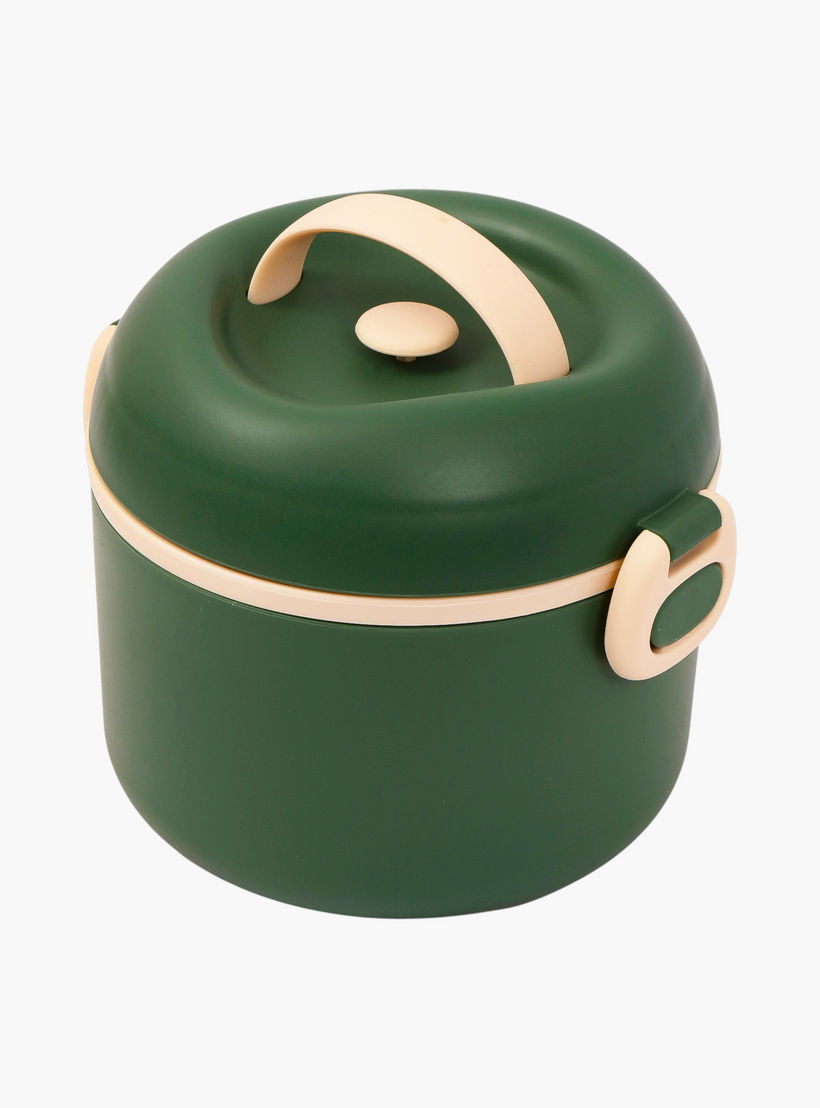 صندوق غداء سادة مع غطاء بإغلاق مشبك ومقبض من إيزي كيدز-school-lunchessentials-lunchboxes-image-7