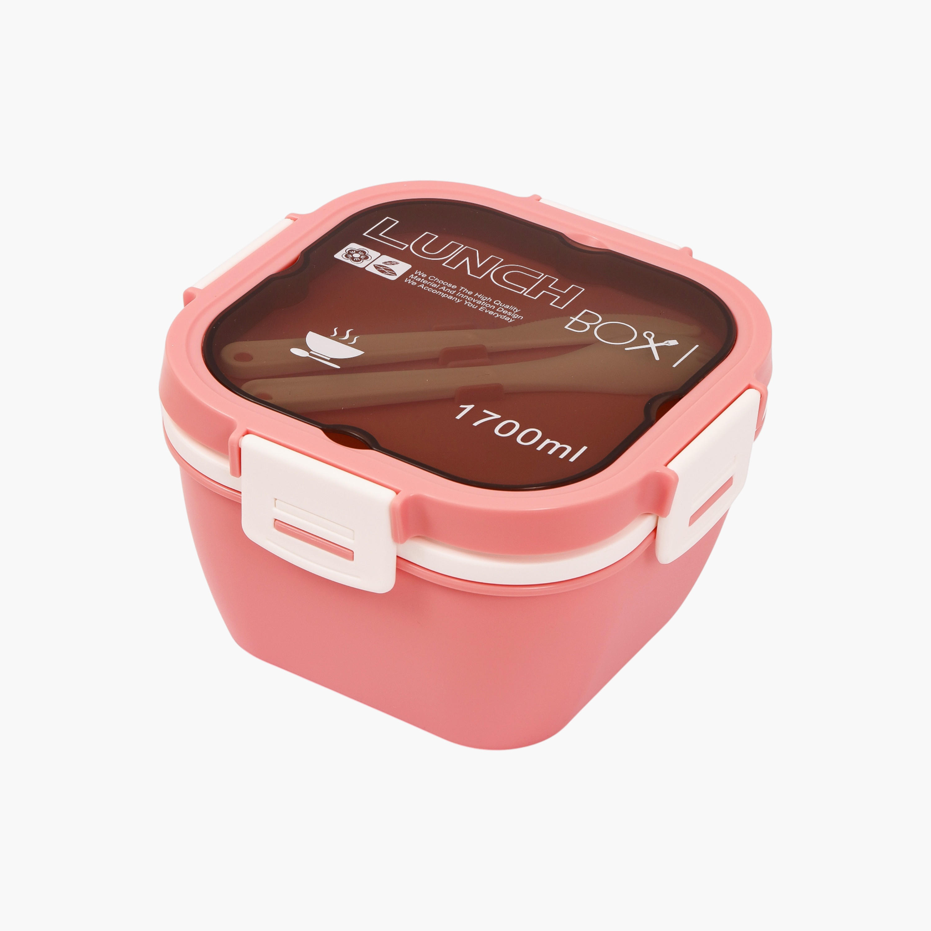 Eazy Kids Compartment Lunch Box with Clip Lock Closure-school-lunchessentials-lunchboxes-image-1