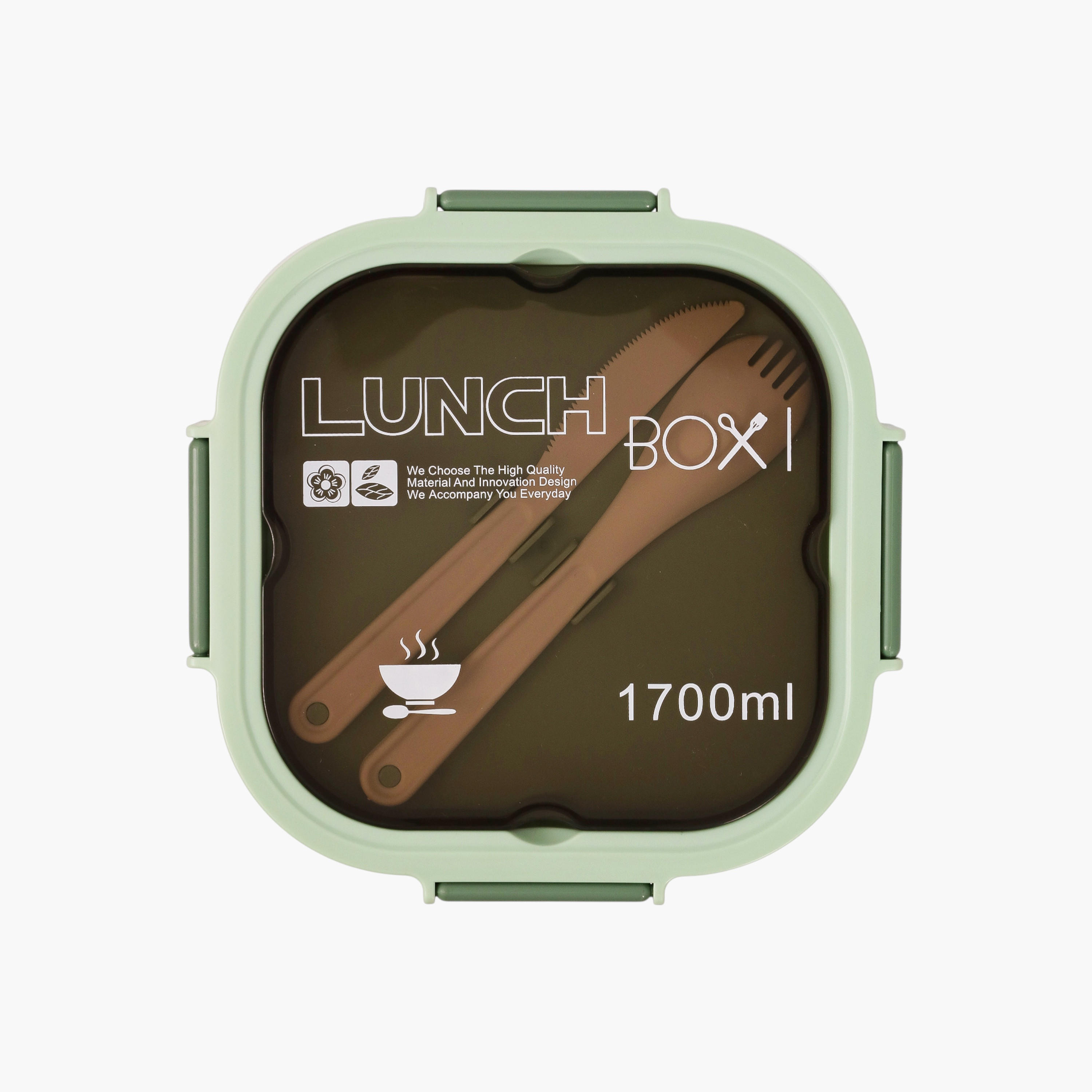 Eazy Kids Printed Sectioned Lunch Box with Clip Lock Lid-school-lunchessentials-lunchboxes-image-3