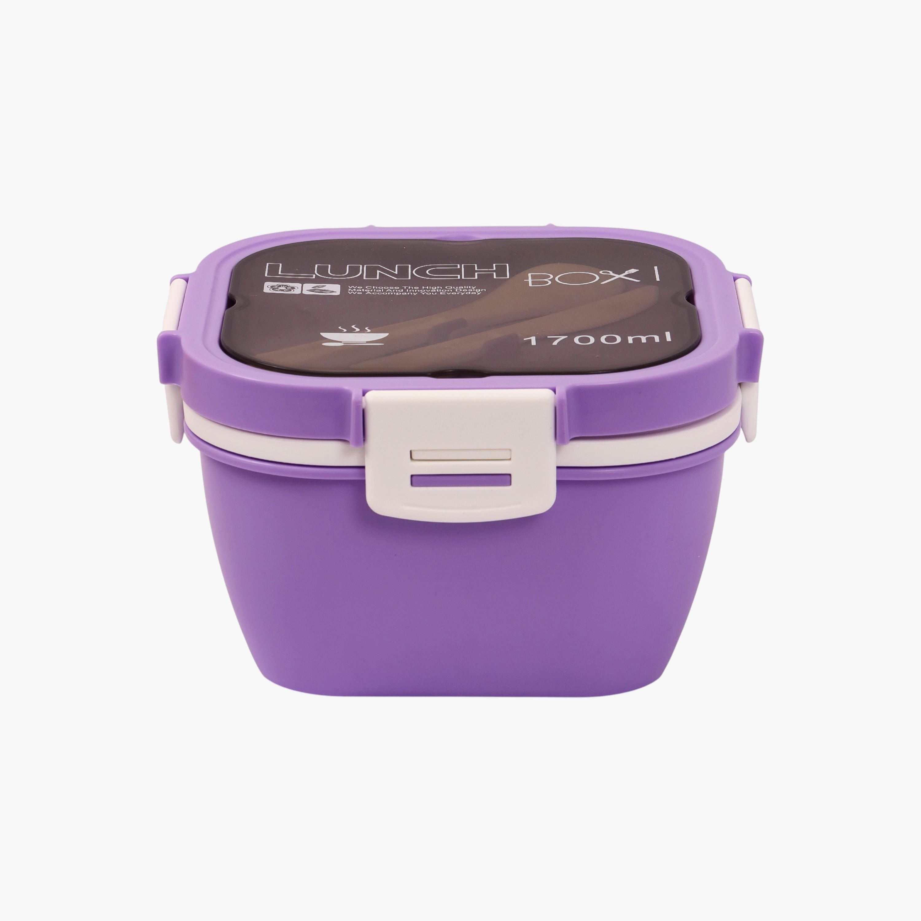 Eazy Kids Compartment Lunch Box with Clip Lock Closure-school-lunchessentials-lunchboxes-image-2