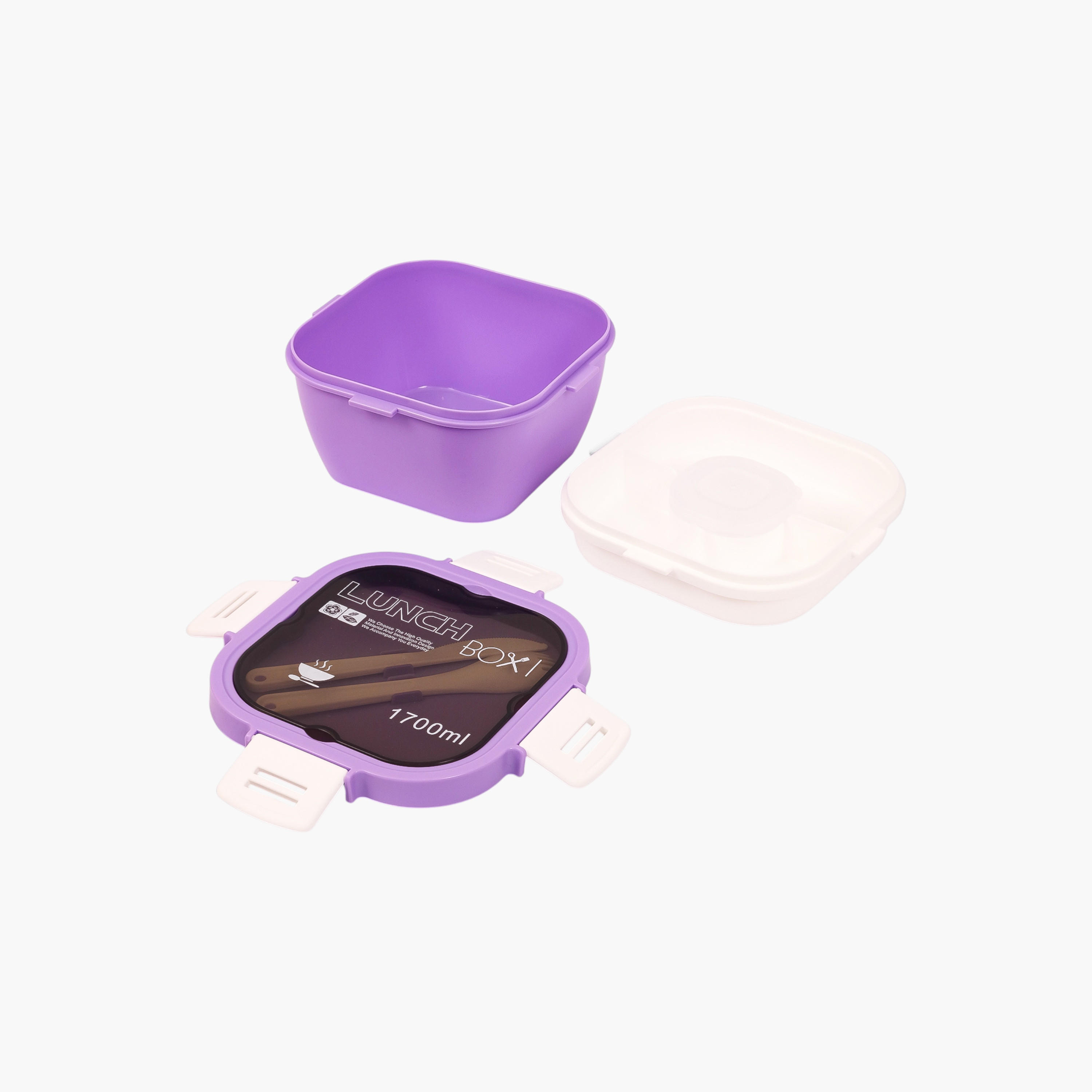 Eazy Kids Compartment Lunch Box with Clip Lock Closure-school-lunchessentials-lunchboxes-image-5