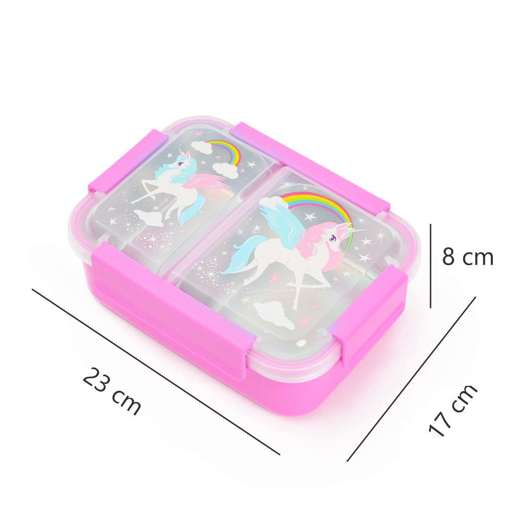 صندوق غداء حراري من الستانلس ستيل بطبعات يونيكورن من إيزي كيدز-school-lunchessentials-lunchboxes-image-6