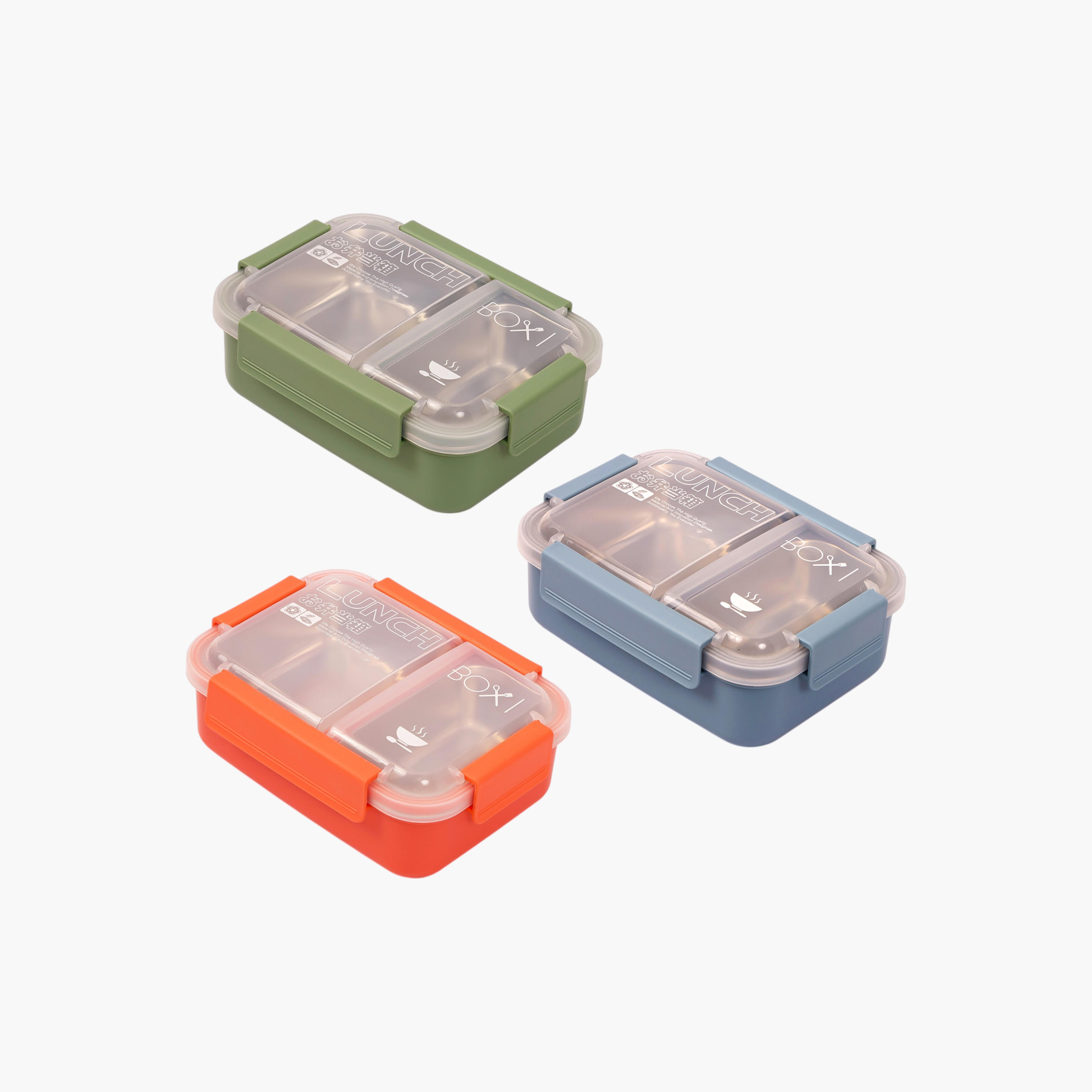 Eazy Kids Printed Sectioned Lunch Box with Clip Lock Lid-school-lunchessentials-lunchboxes-image-7
