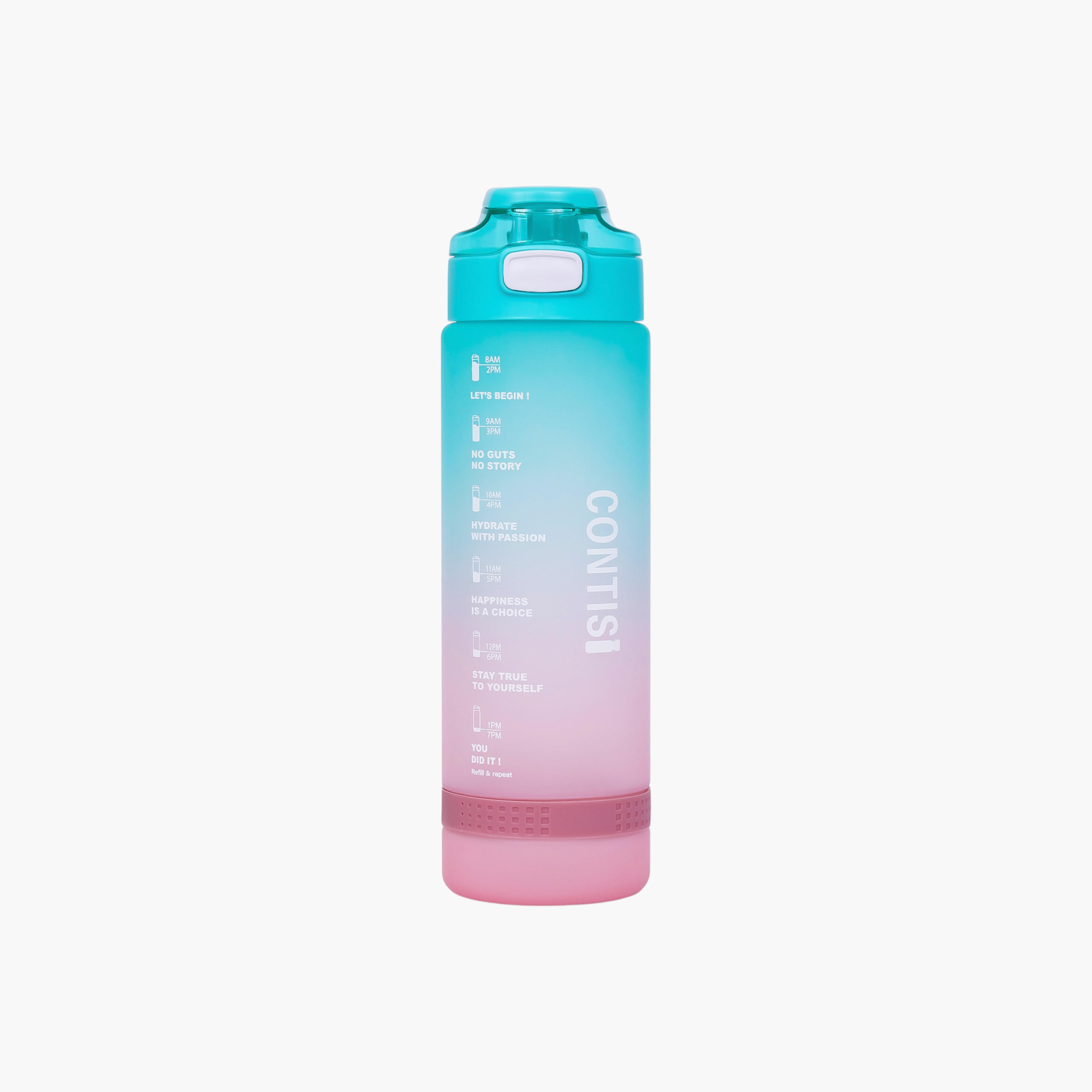 Eazy Kids Time Marker Print Water Bottle - 1 L-school-waterbottles-image-1
