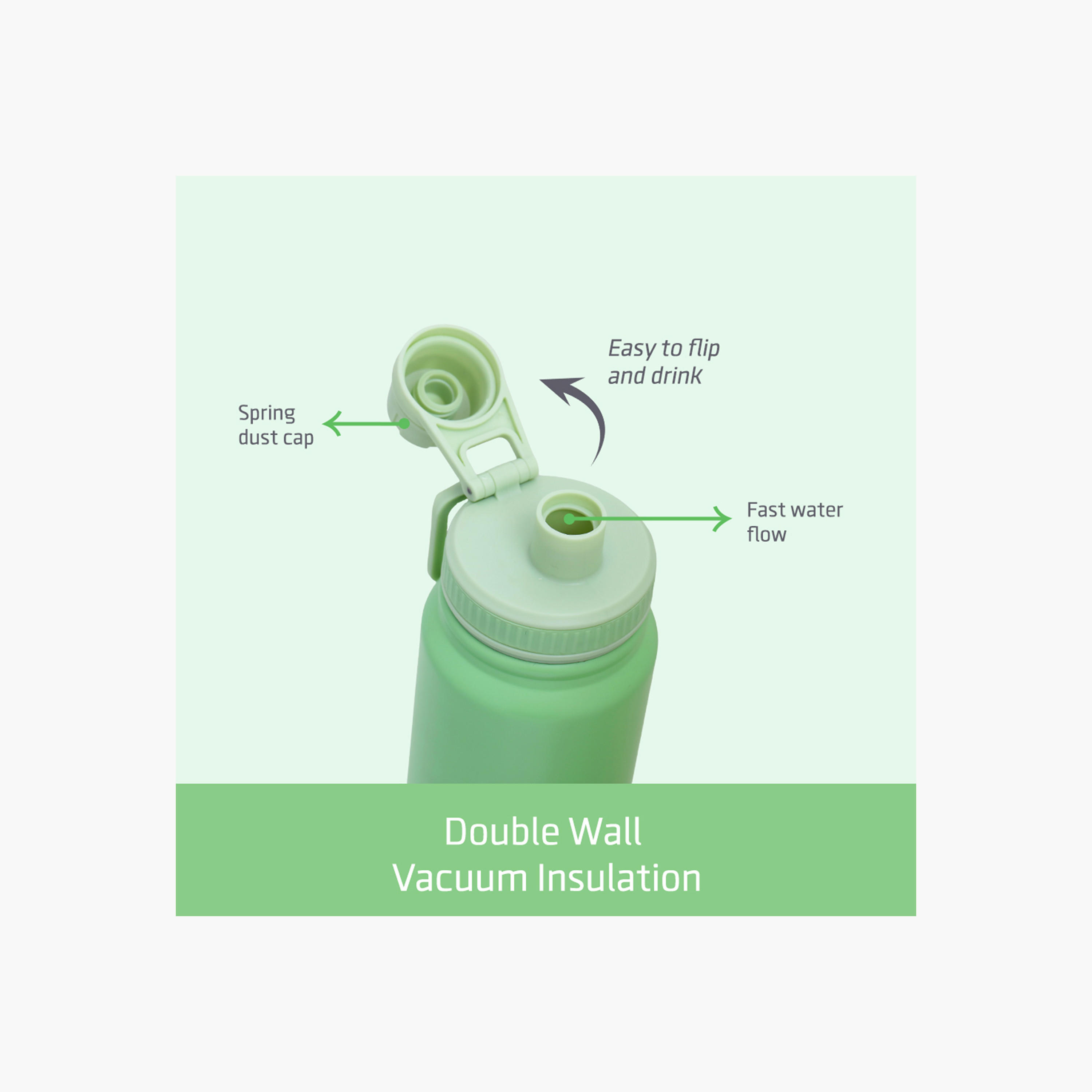 قارورة مياه عازلة للحرارة من إيزي كيدز - 800 مل-school-waterbottles-image-4