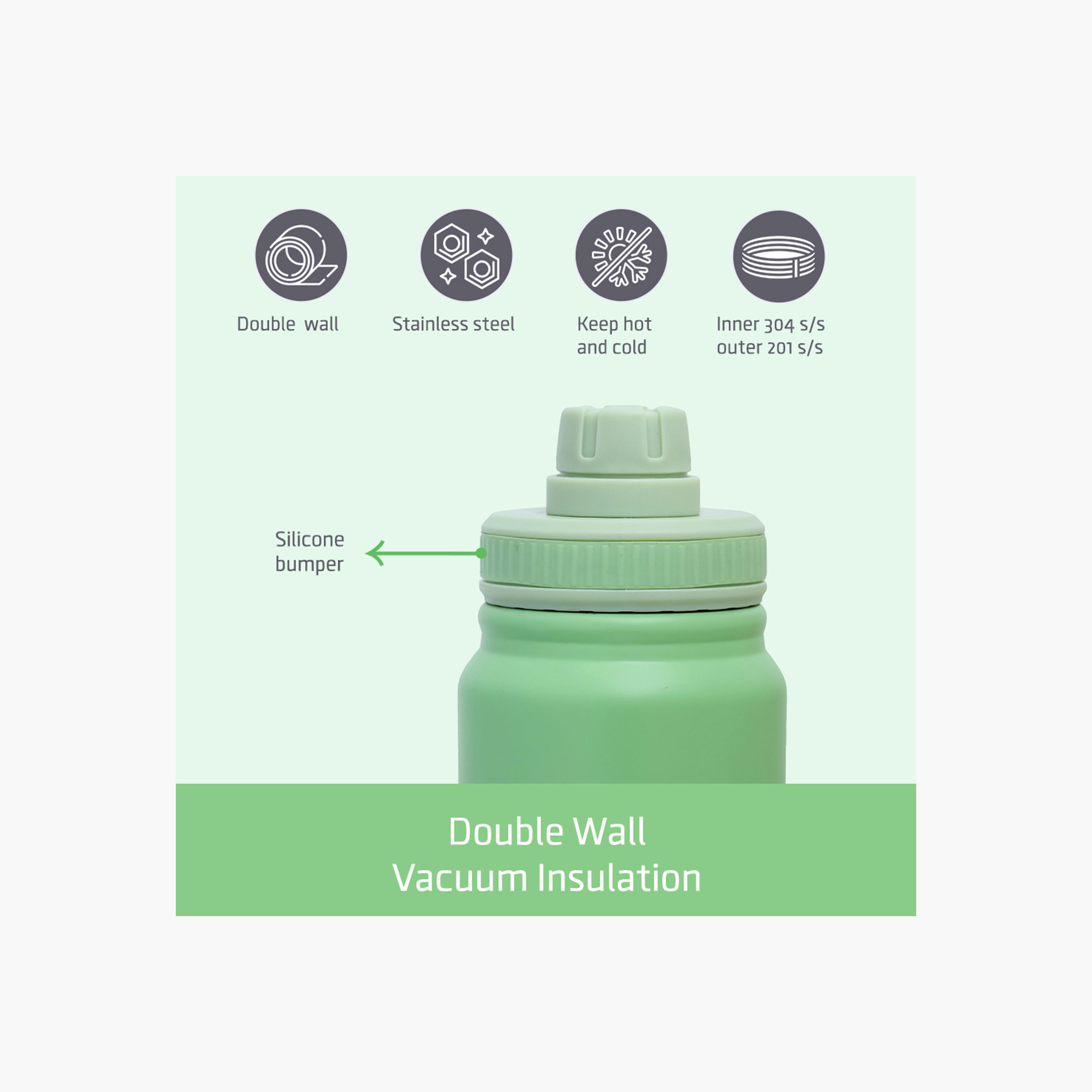Eazy Kids Vacuum Insulated Water Bottle - 800 ml-school-waterbottles-image-6