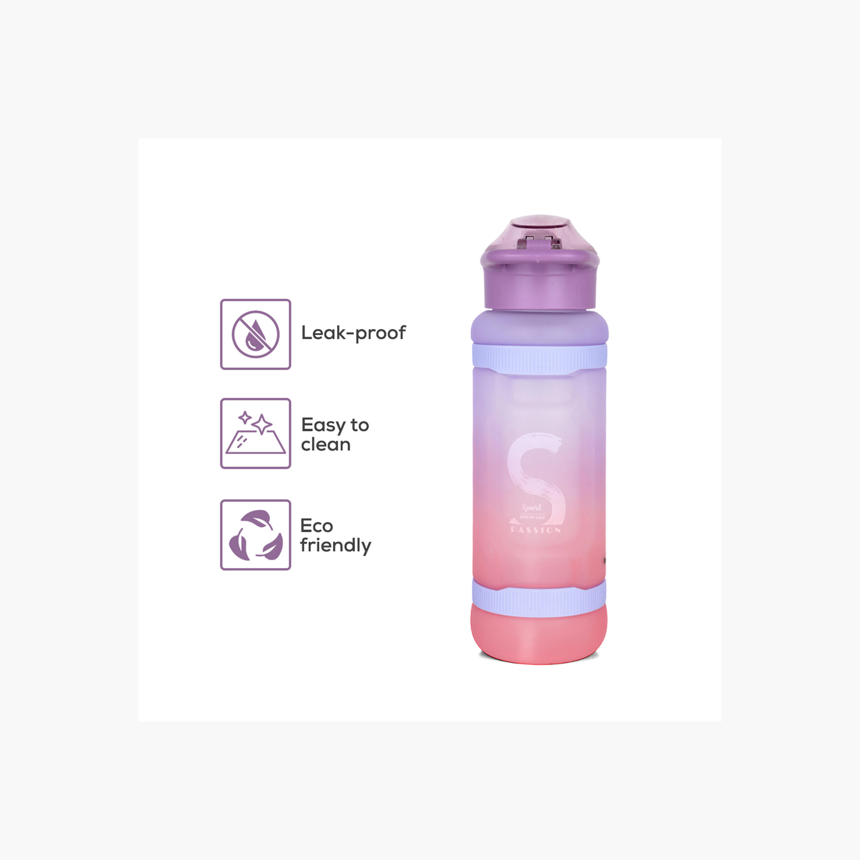 Nova Kids Printed Water Bottle with Straw - 1 L-school-waterbottles-image-5