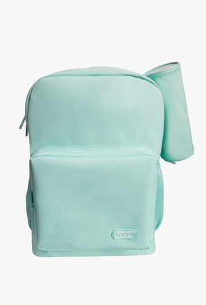 Roco Solid 16-inch Backpack with Adjustable Shoulder Straps and Pencil Pouch - 43x31x14 cms-school-image-1