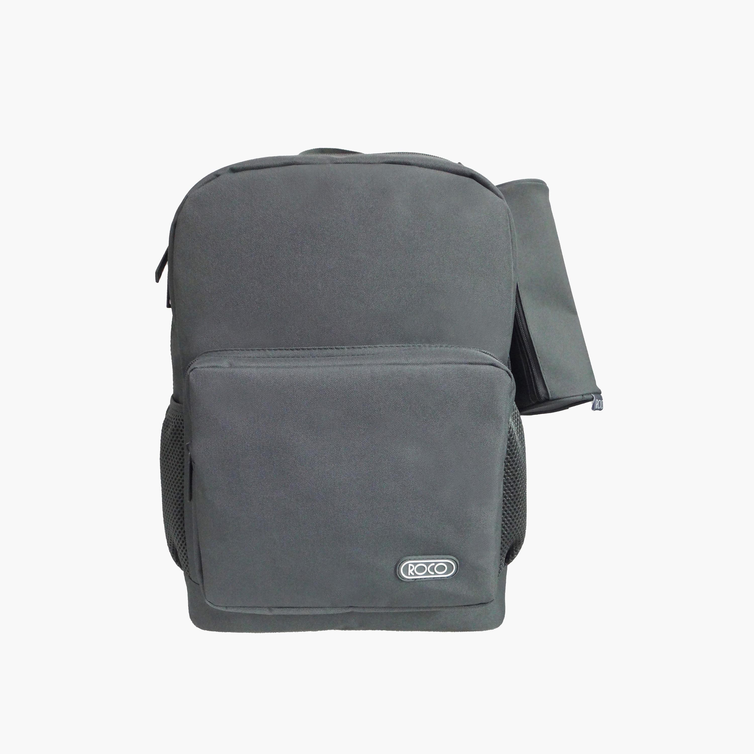 شنطة ظهر 15.6 بوصة سادة بحمالات قابلة للتعديل وسحاب إغلاق من روكو - 43x31x14 سم-school-bagsandbackpacks-backpacks-image-1