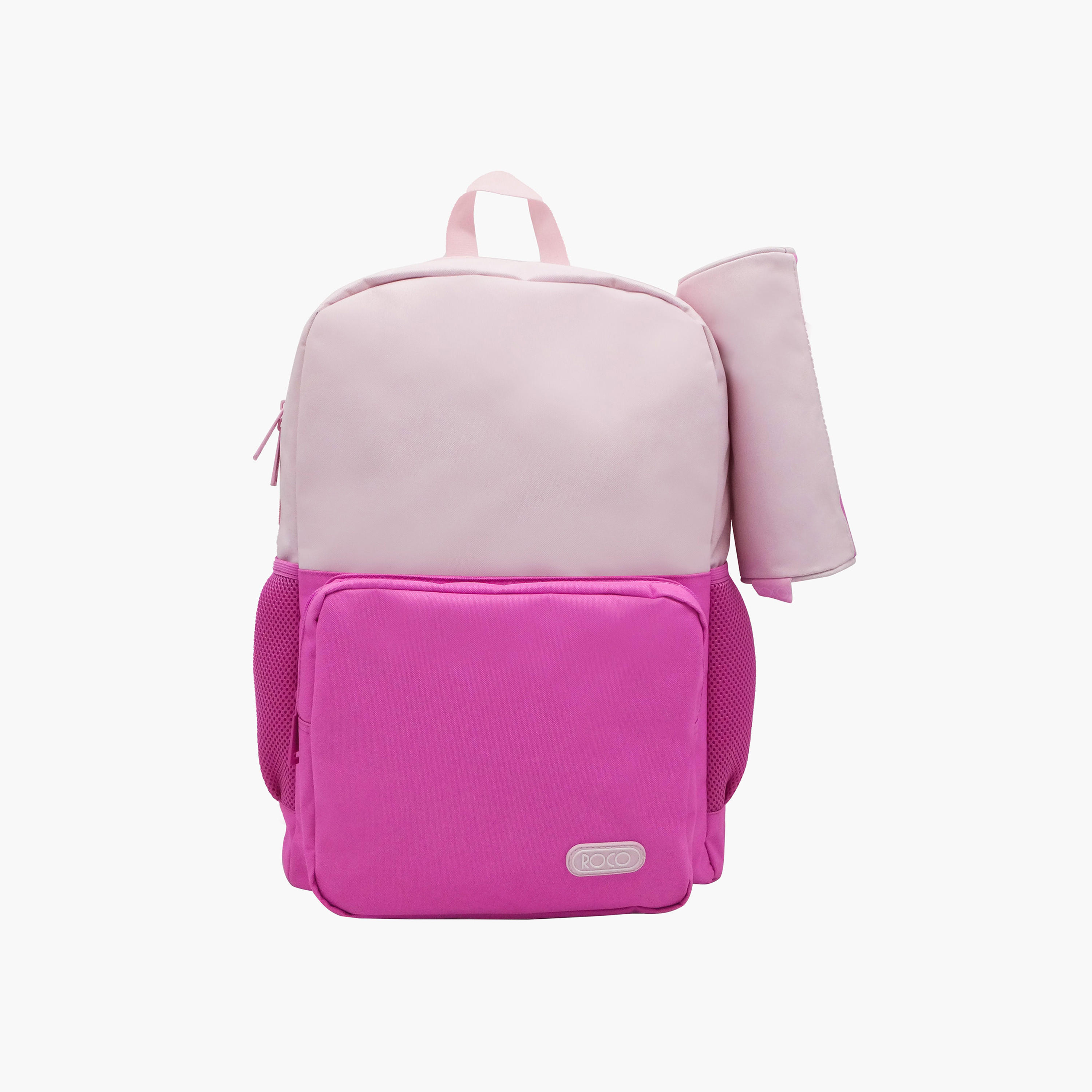 Roco Colourblock 16-inch Backpack with Adjustable Shoulder Straps and Pencil Pouch - 43x31x14 cms-school-bagsandbackpacks-backpacks-image-1