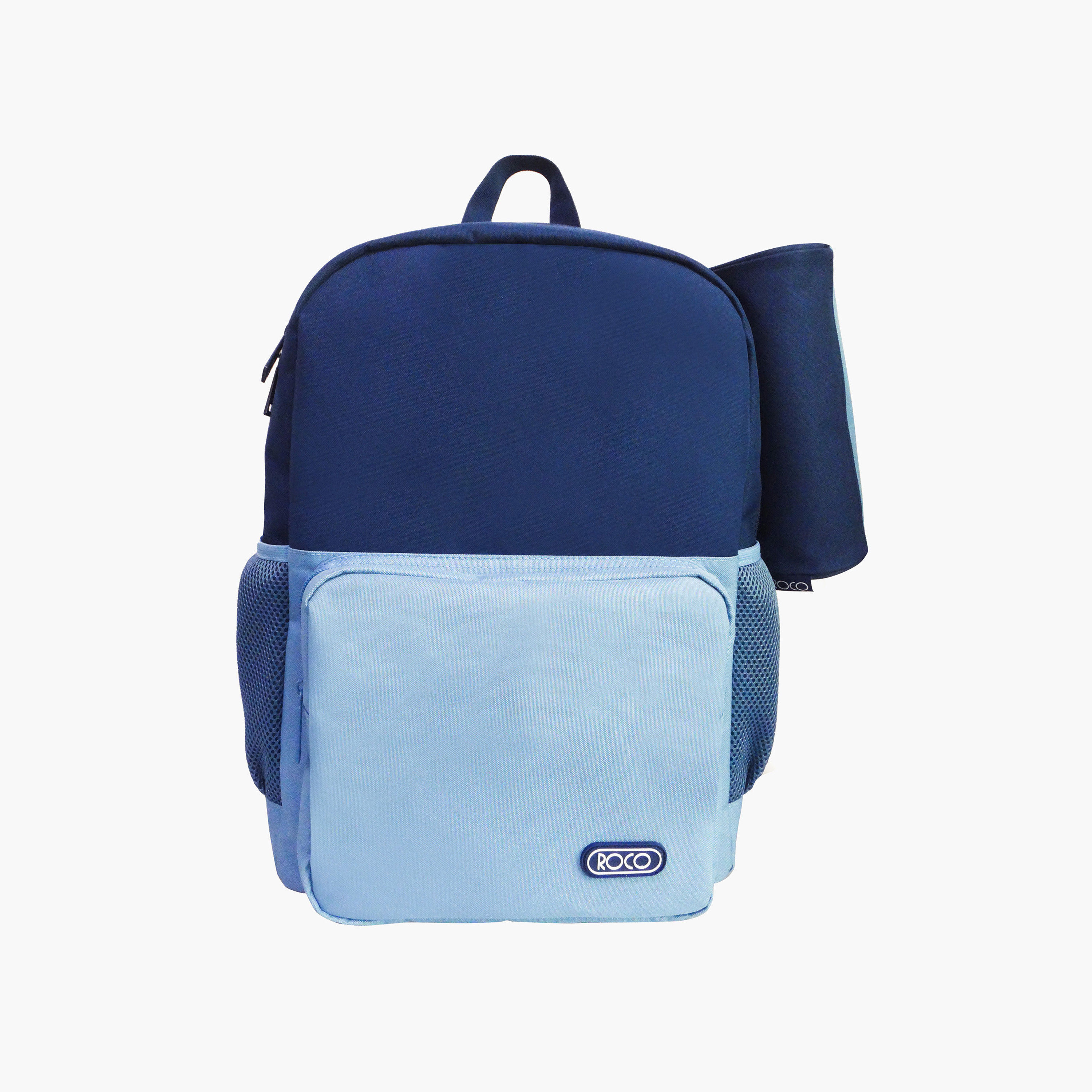 Roco Colourblock 16-inch Backpack with Adjustable Shoulder Straps with Pencil Pouch - 43x31x14 cms-school-bagsandbackpacks-backpacks-image-1