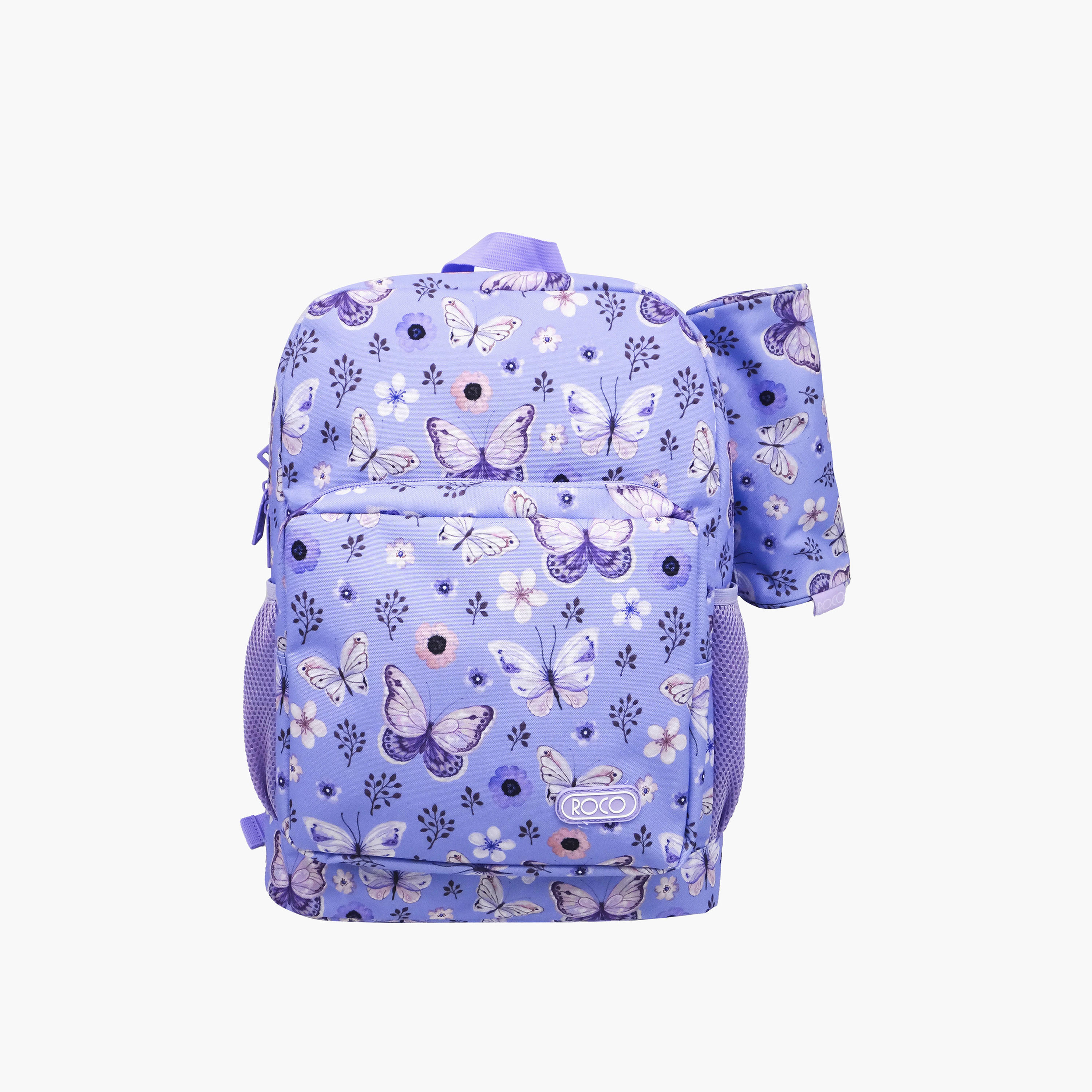 شنطة ظهر 16 بوصة بأحزمة كتف قابلة للتعديل وبطبعات مع مقلمة من روكو - 43x31x14 سم-school-bagsandbackpacks-backpacks-image-1