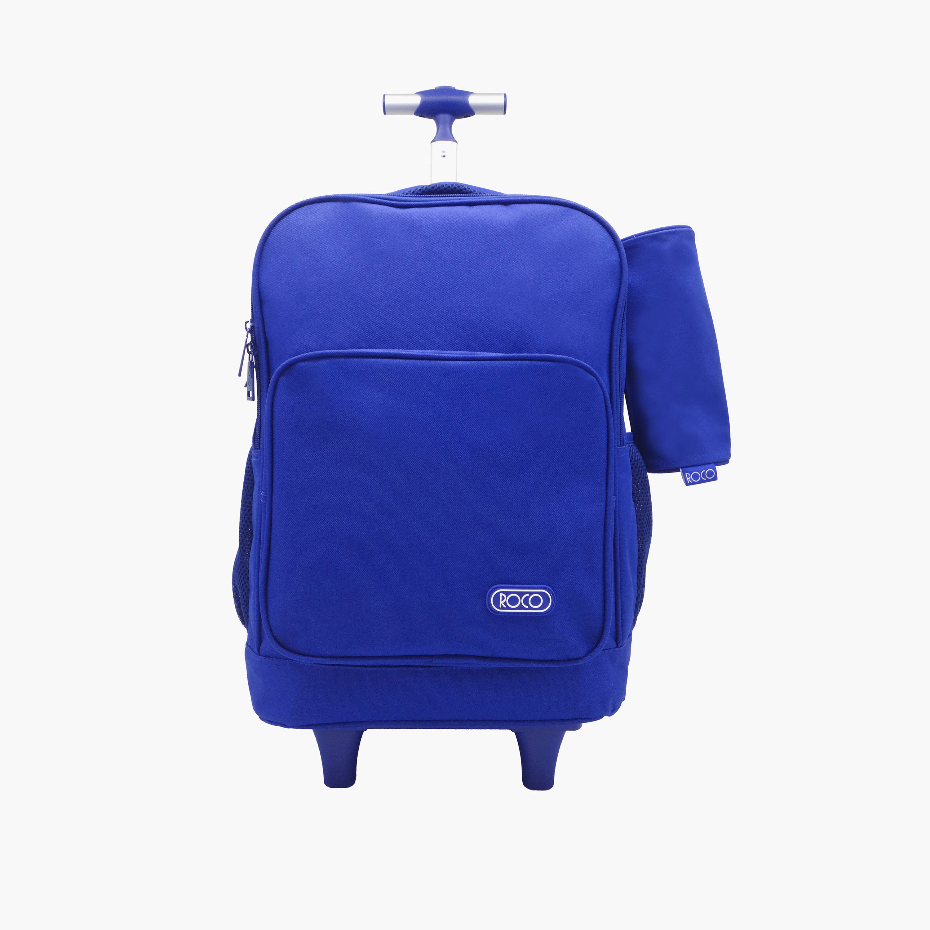 Roco Solid 15.6-inch Trolley Backpack with Retractable Handle and Pencil Pouch - 46x33x20 cms-school-bagsandbackpacks-trolleybags-image-1