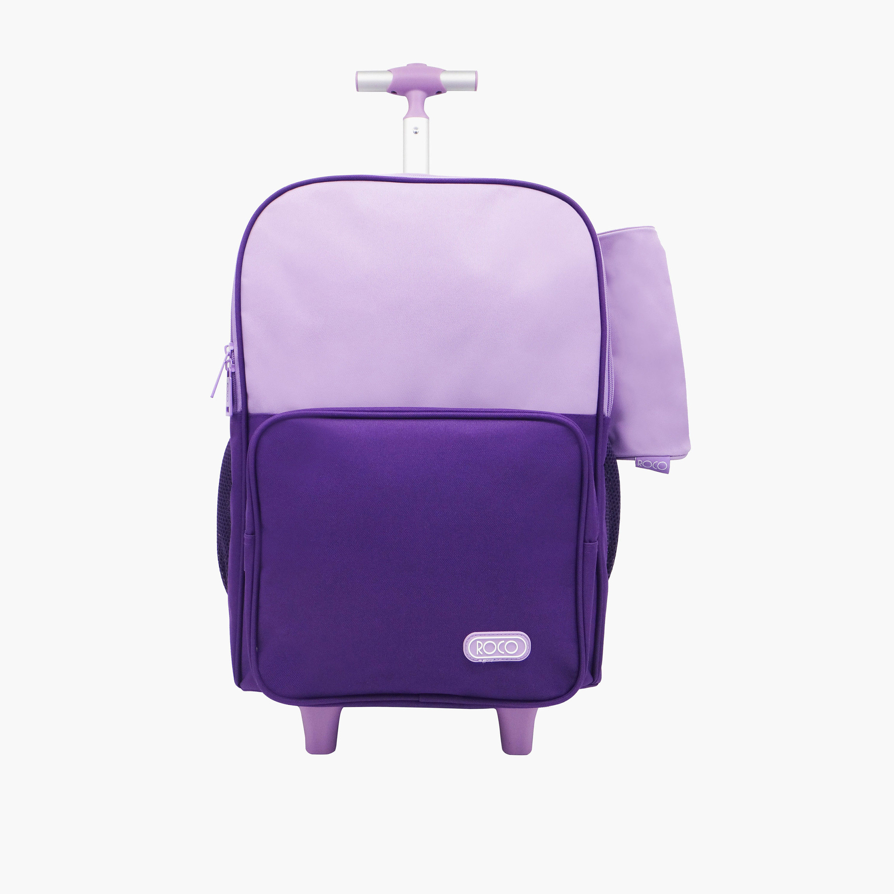 Roco Solid 15.6-inch Trolley Backpack with Retractable Handle and Pencil Pouch - 46x33x20 cms-school-bagsandbackpacks-trolleybags-image-1