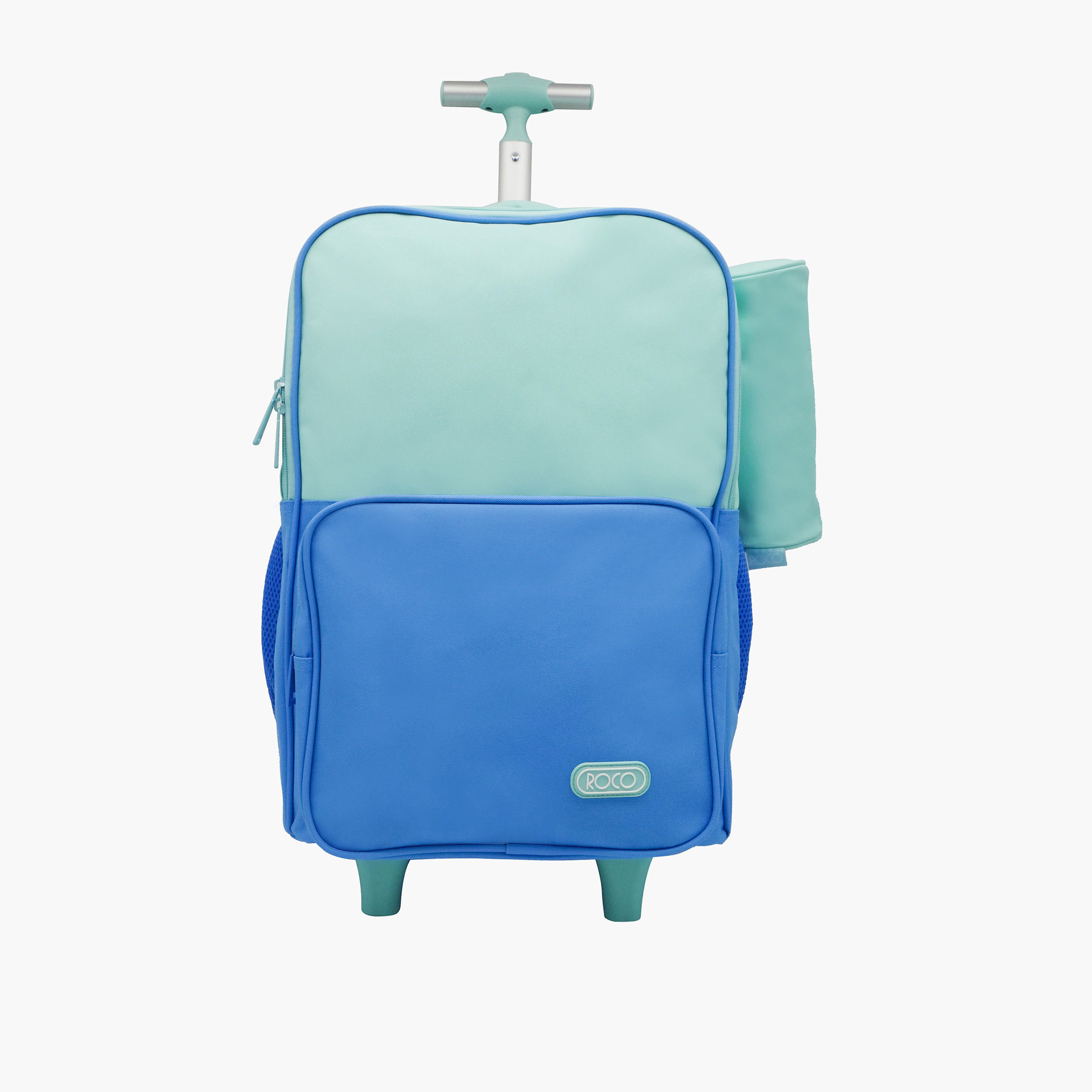 شنطة ظهر ترولي 15.6 بوصة سادة بمقبض قابل للسحب ومقلمة من روكو - 46×33×20 سم-school-bagsandbackpacks-trolleybags-image-1