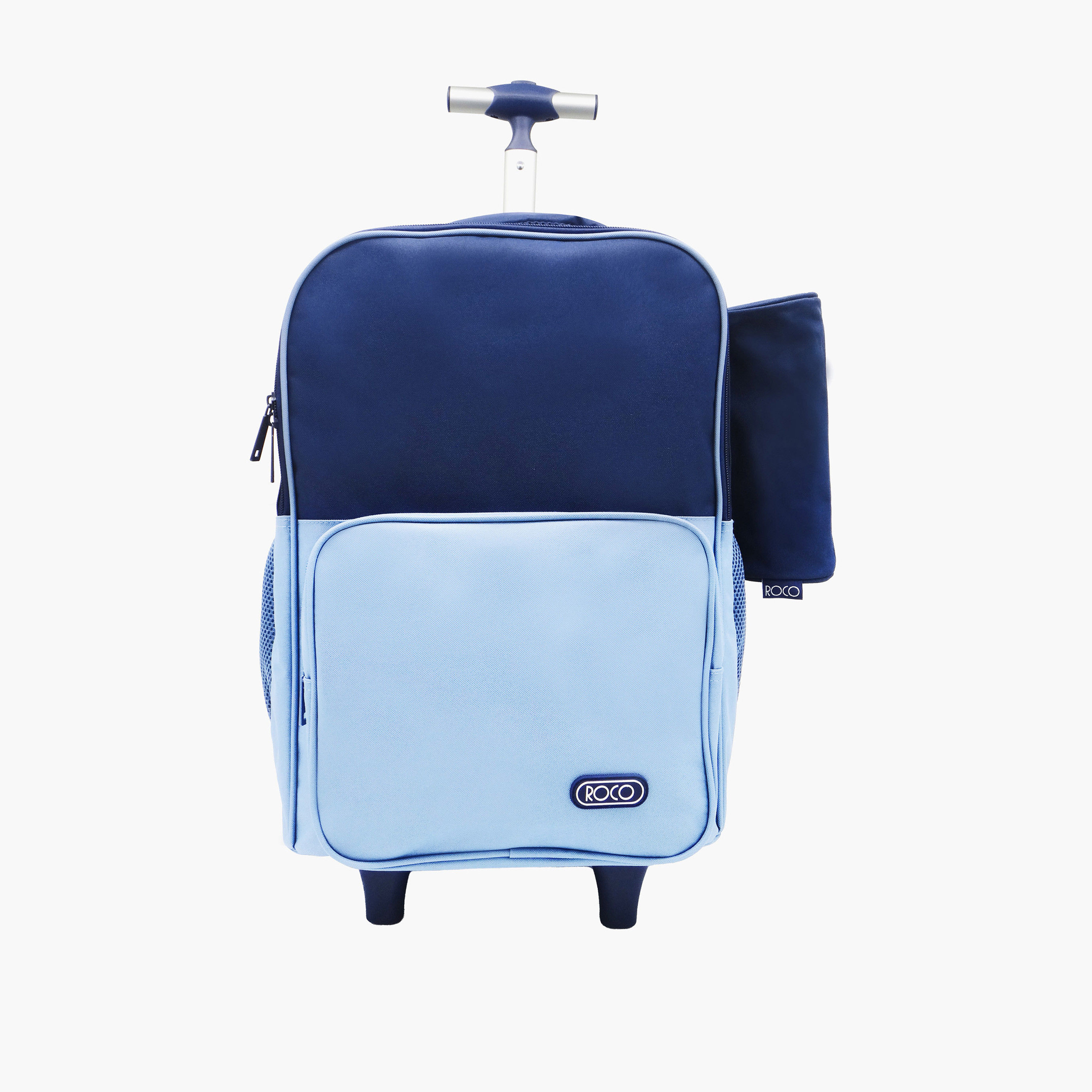 Roco Solid 15.6-inch Trolley Backpack with Retractable Handle and Pencil Pouch - 46x33x20 cms-school-bagsandbackpacks-trolleybags-image-1