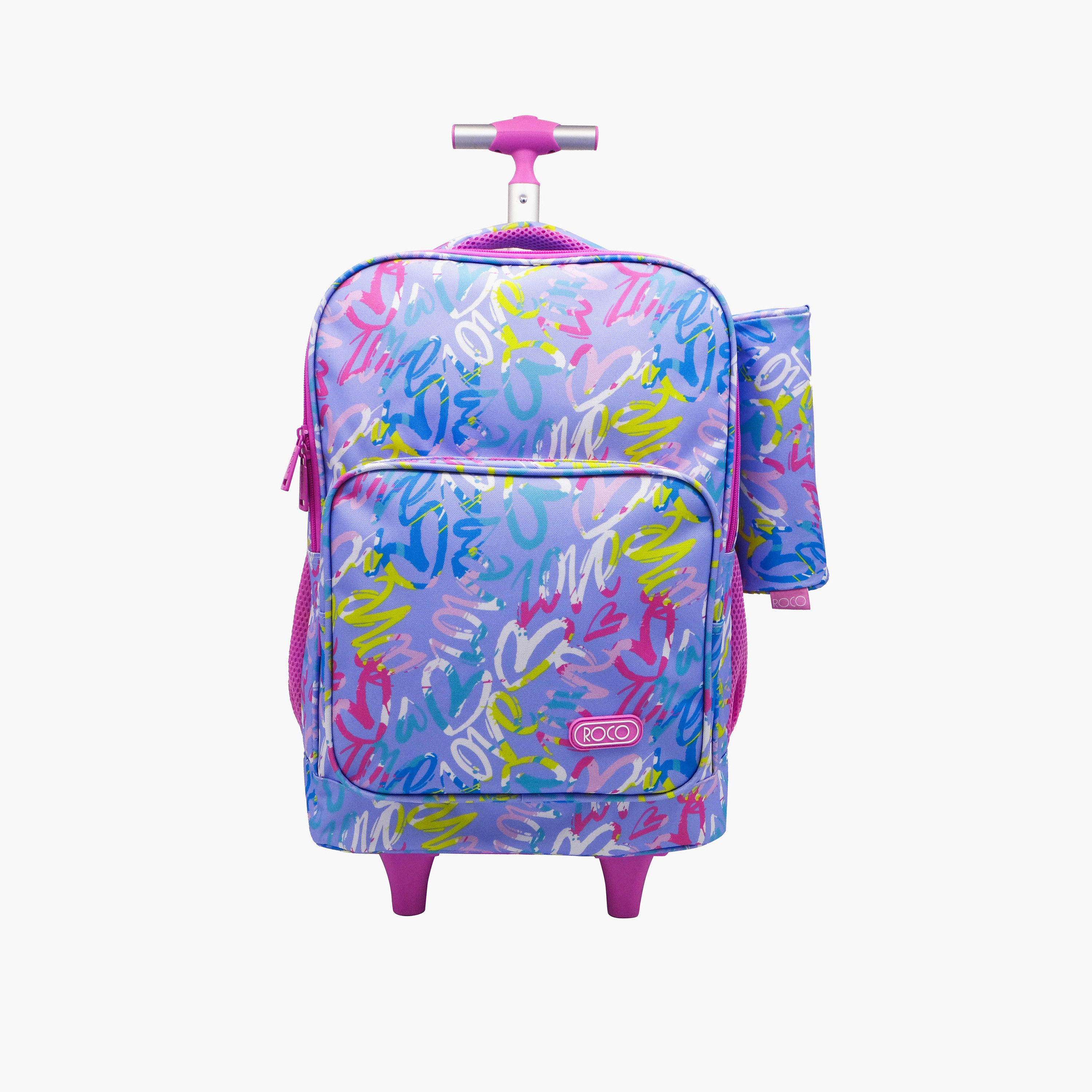 Roco Printed 15.6-inch Trolley Backpack with Retractable Handle and Pencil Pouch - 46x33x20 cms-school-bagsandbackpacks-trolleybags-image-1