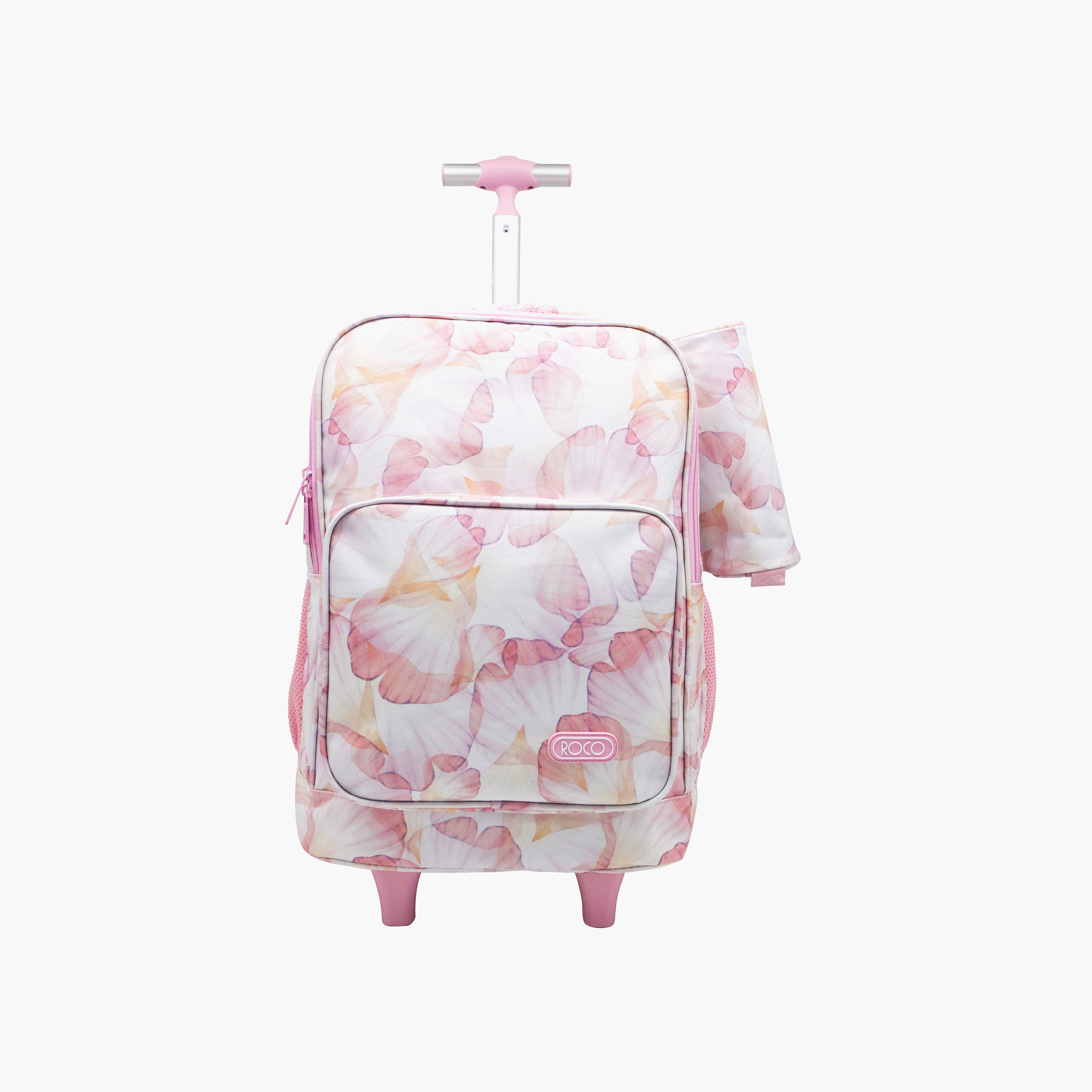 شنطة ظهر ترولي 15.6 بوصة بطبعات مع مقبض قابل للسحب ومقلمة من روكو - 46×33×20 سم-school-bagsandbackpacks-trolleybags-image-1