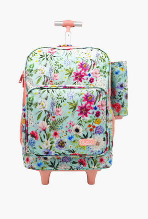 Roco Printed 15.6-inch Trolley Backpack with Retractable Handle and Pencil Pouch - 46x33x20 cms-school-image-1