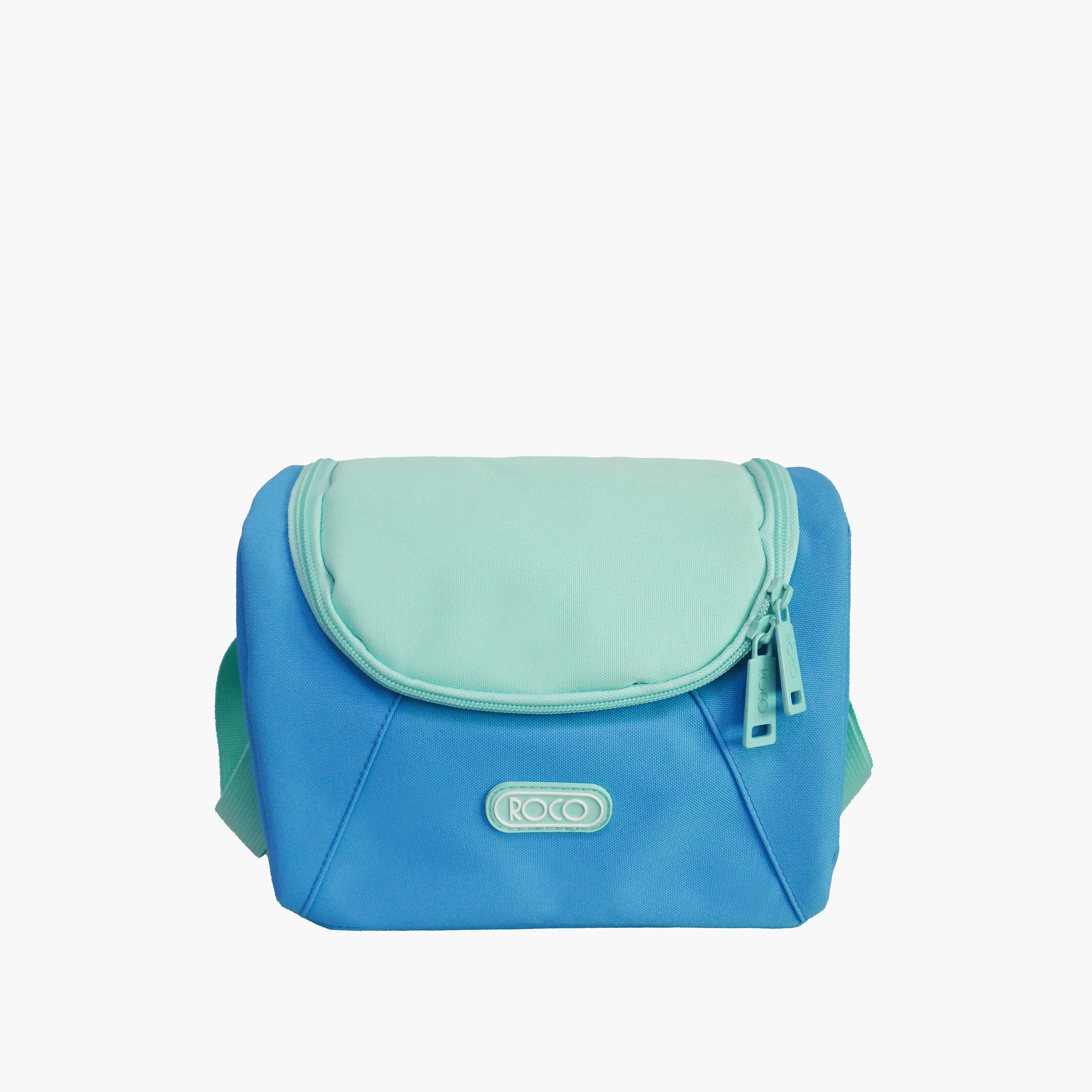 Roco Solid Lunch Bag with Adjustable Strap and Zip Closure-school-lunchessentials-lunchbags-image-1