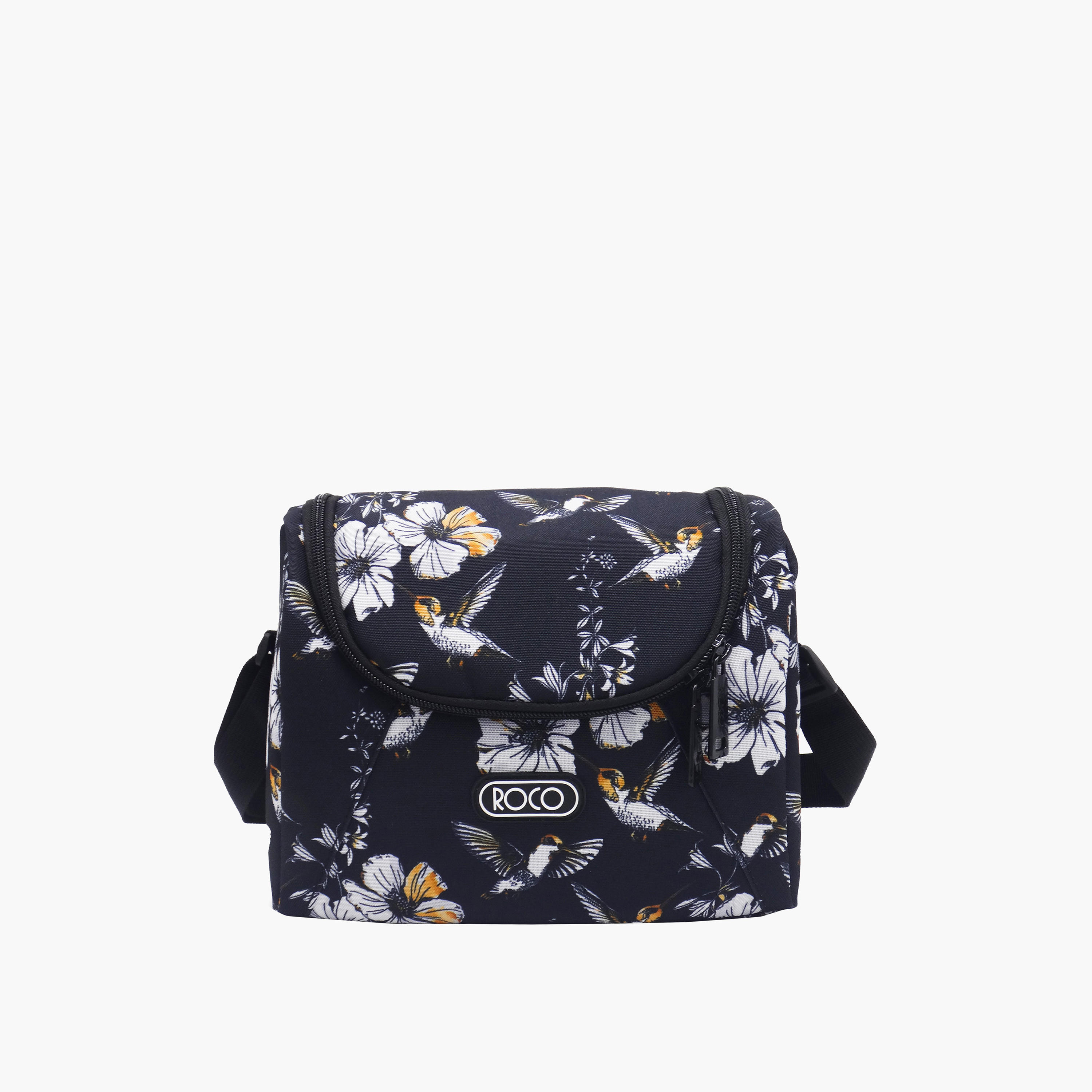 شنطة غداء بحزام قابل للتعديل وسحاب إغلاق وطبعات من روكو-school-lunchessentials-lunchbags-image-1