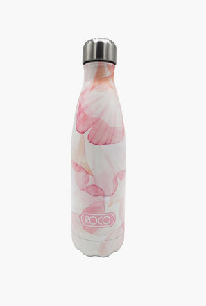 قارورة مياه ستانلس ستيل بطبعات زهرية من روكو-school-waterbottles-image-1