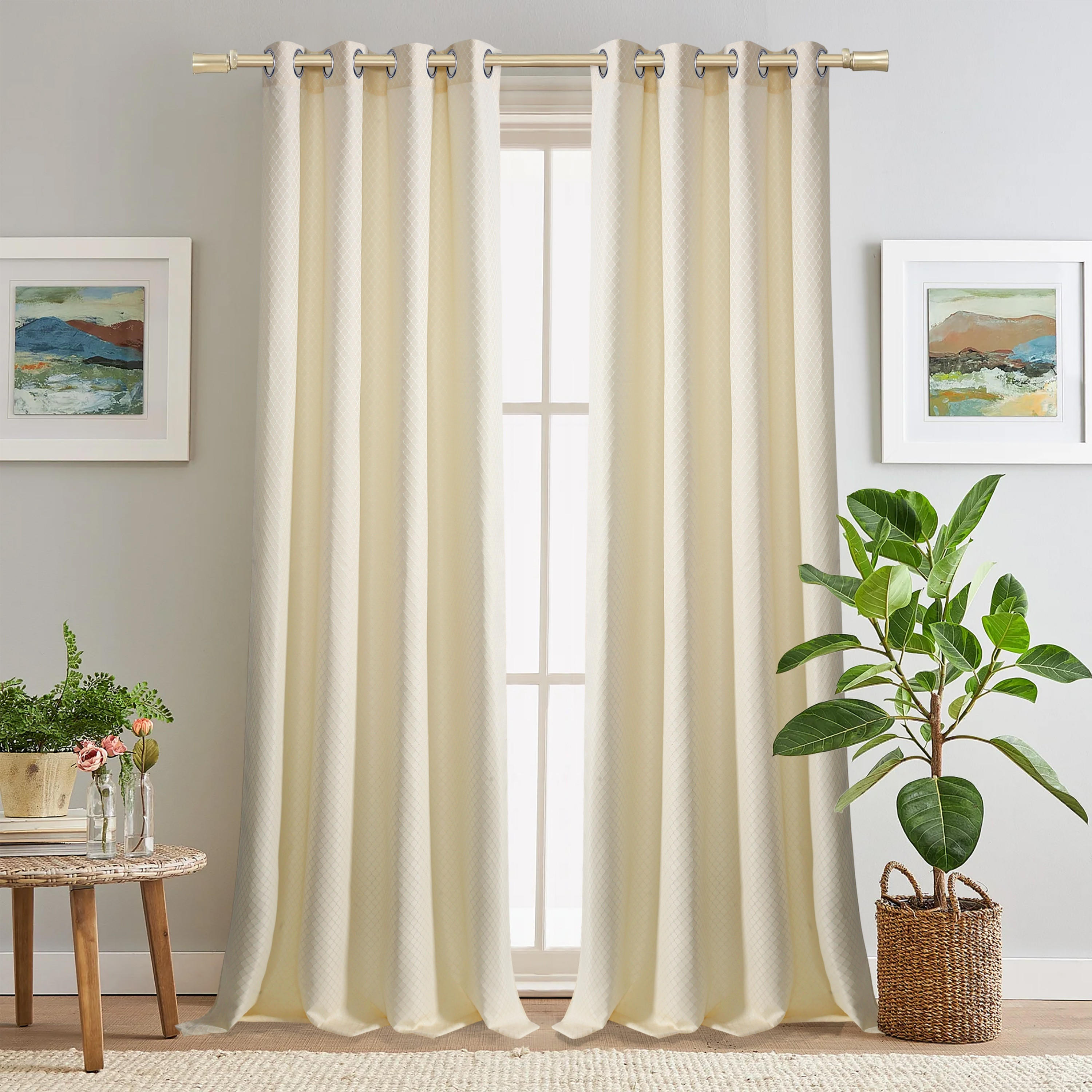 Textured Blackout Eyelet Curtain Panel-household-windows-curtains-image-5
