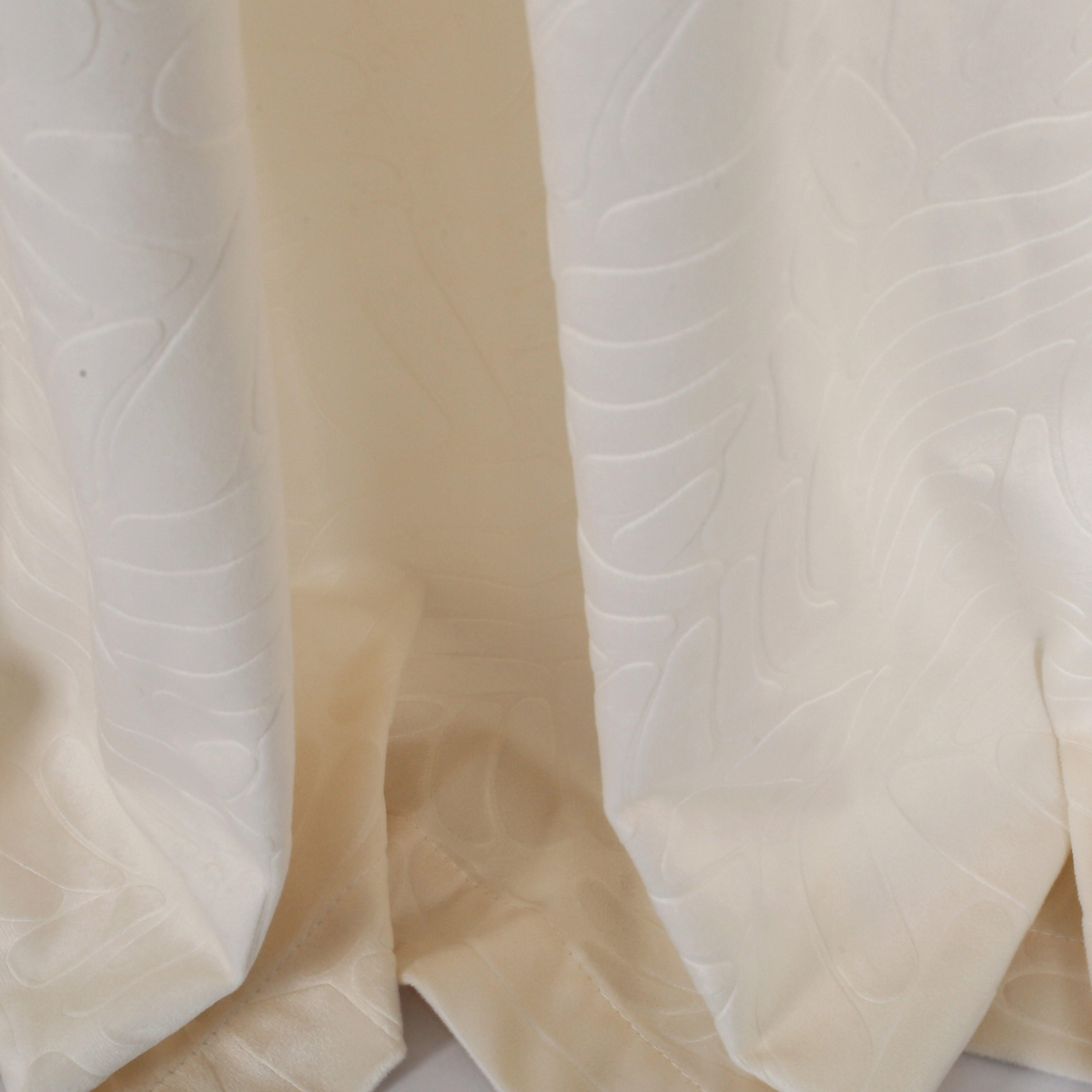 Textured Embossed Room Darkening Curtains-household-windows-curtains-image-3