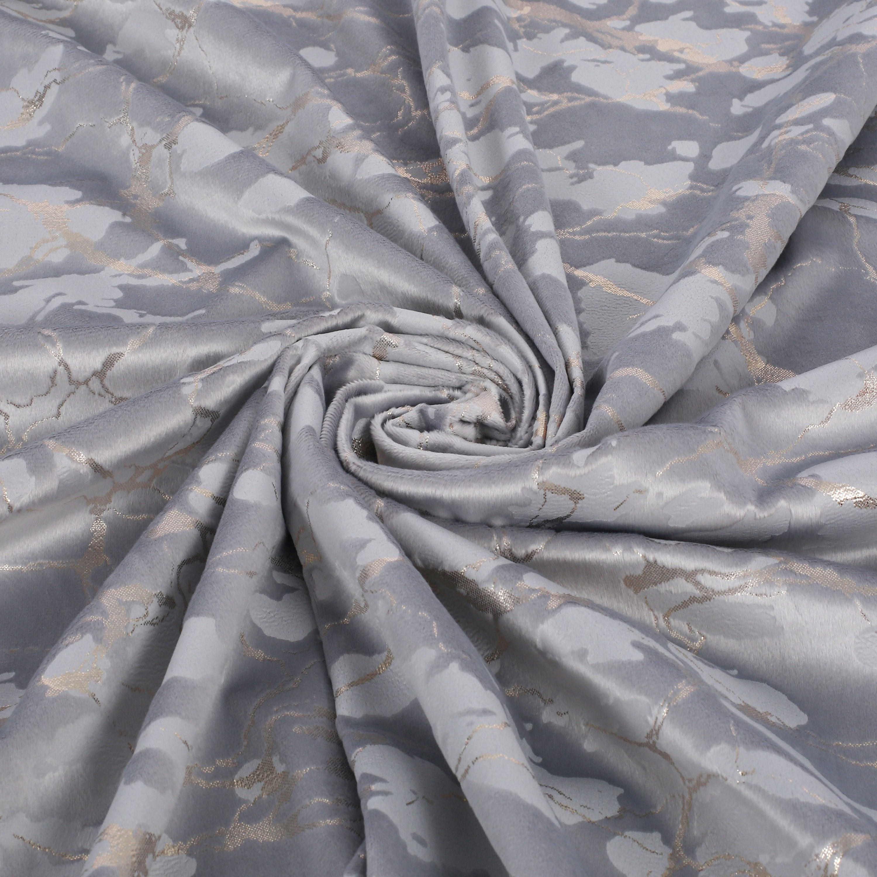 Foil Velvet Eyelet Window Curtain Pair-household-windows-curtains-image-4