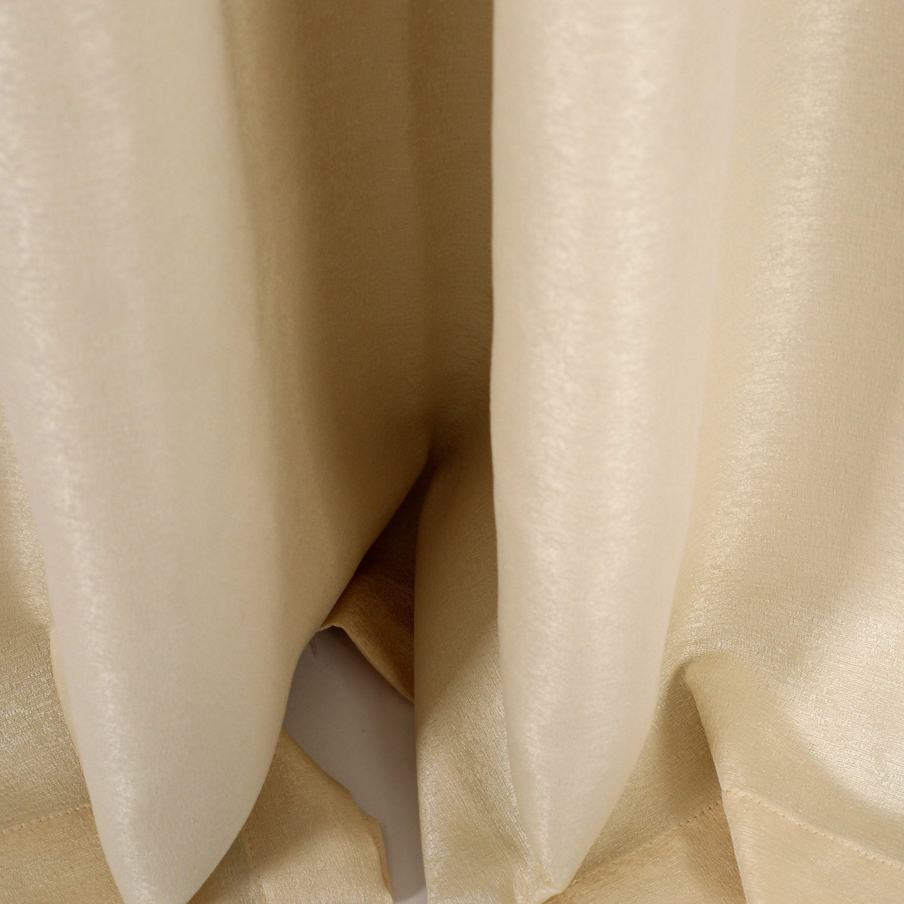 ستارة معتمة جزئياً بنسيج مزخرف وحلقات-household-windows-curtains-image-3