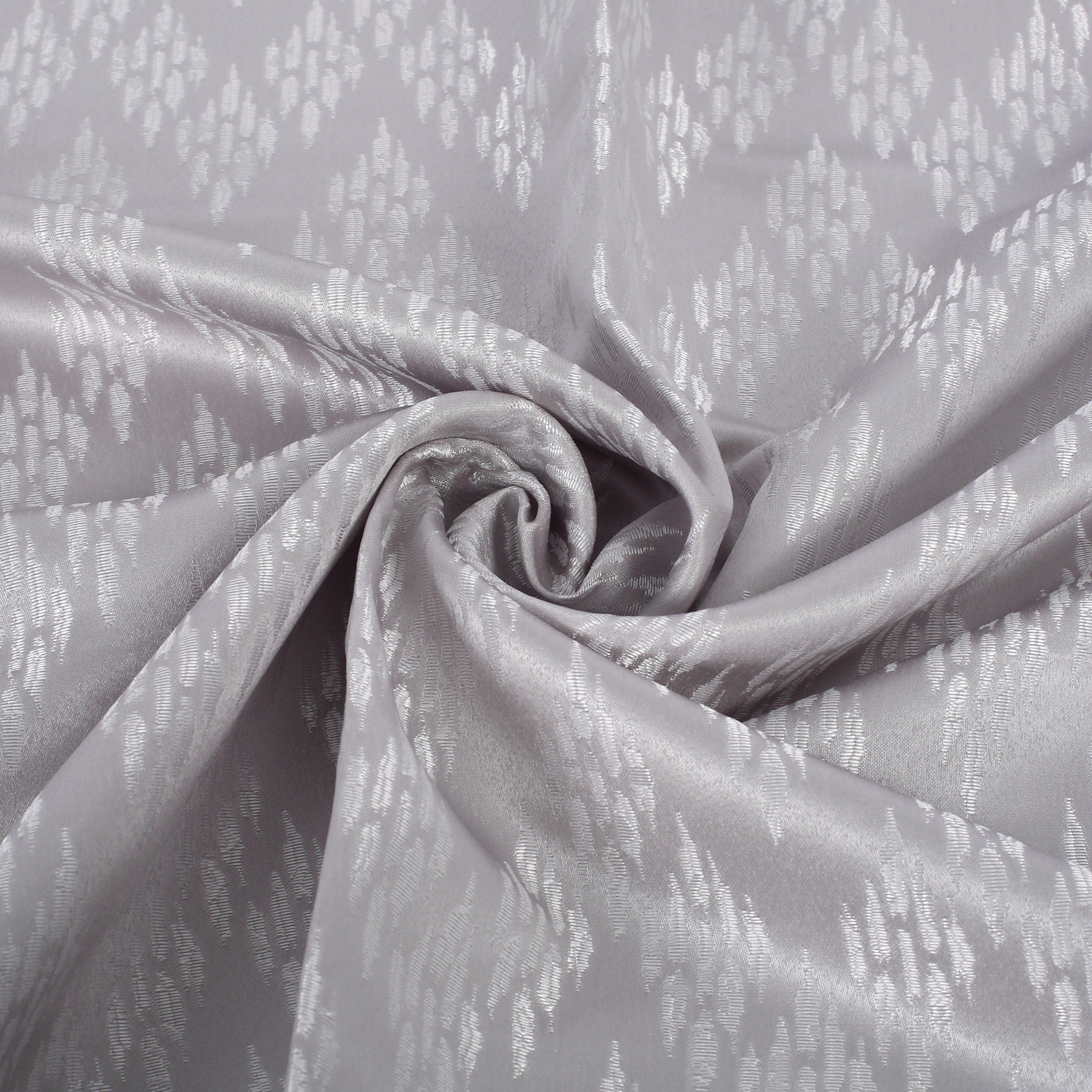 Jacquard Patterned Eyelet Curtain Set-household-windows-curtains-image-7