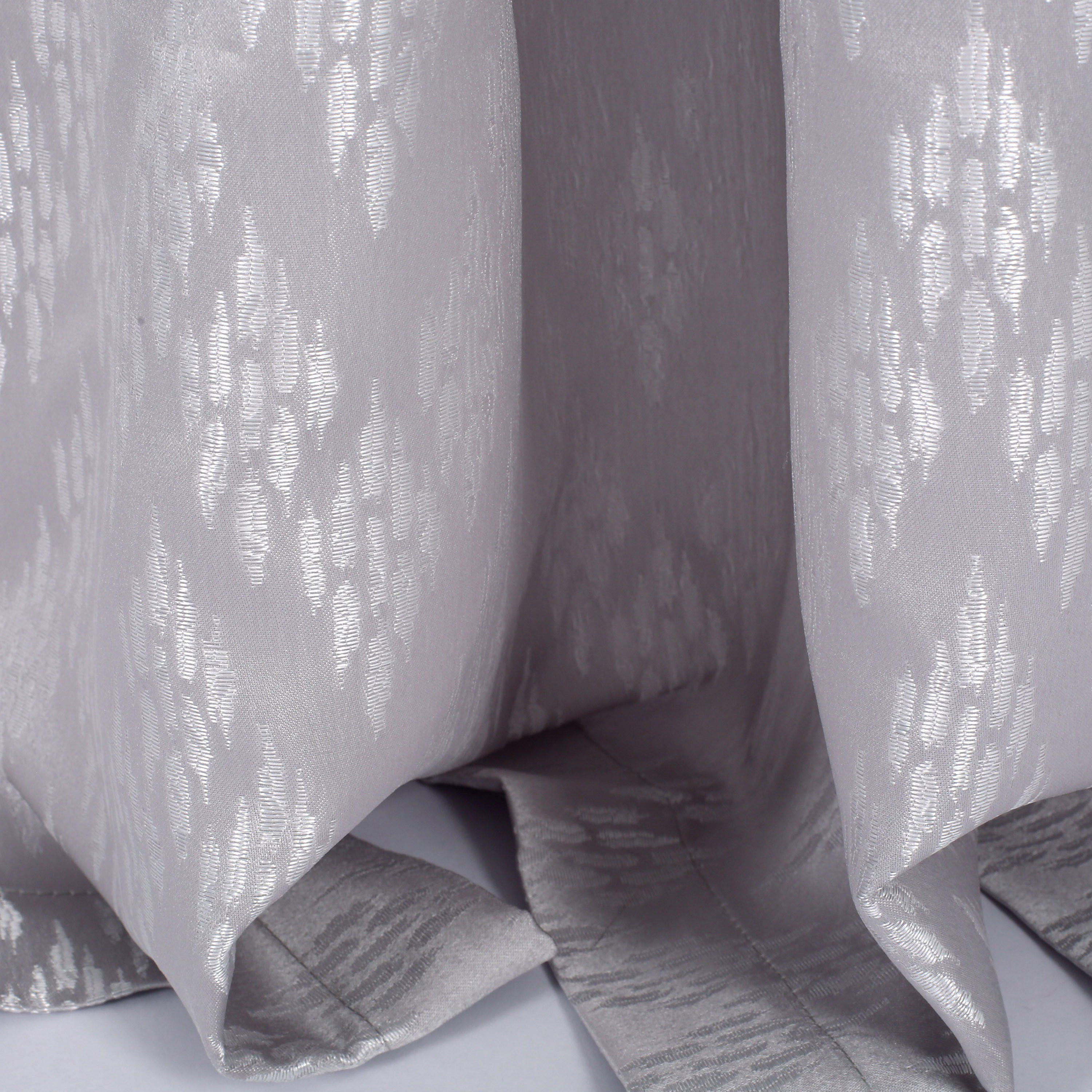 Jacquard Patterned Eyelet Curtain Set-household-windows-curtains-image-8