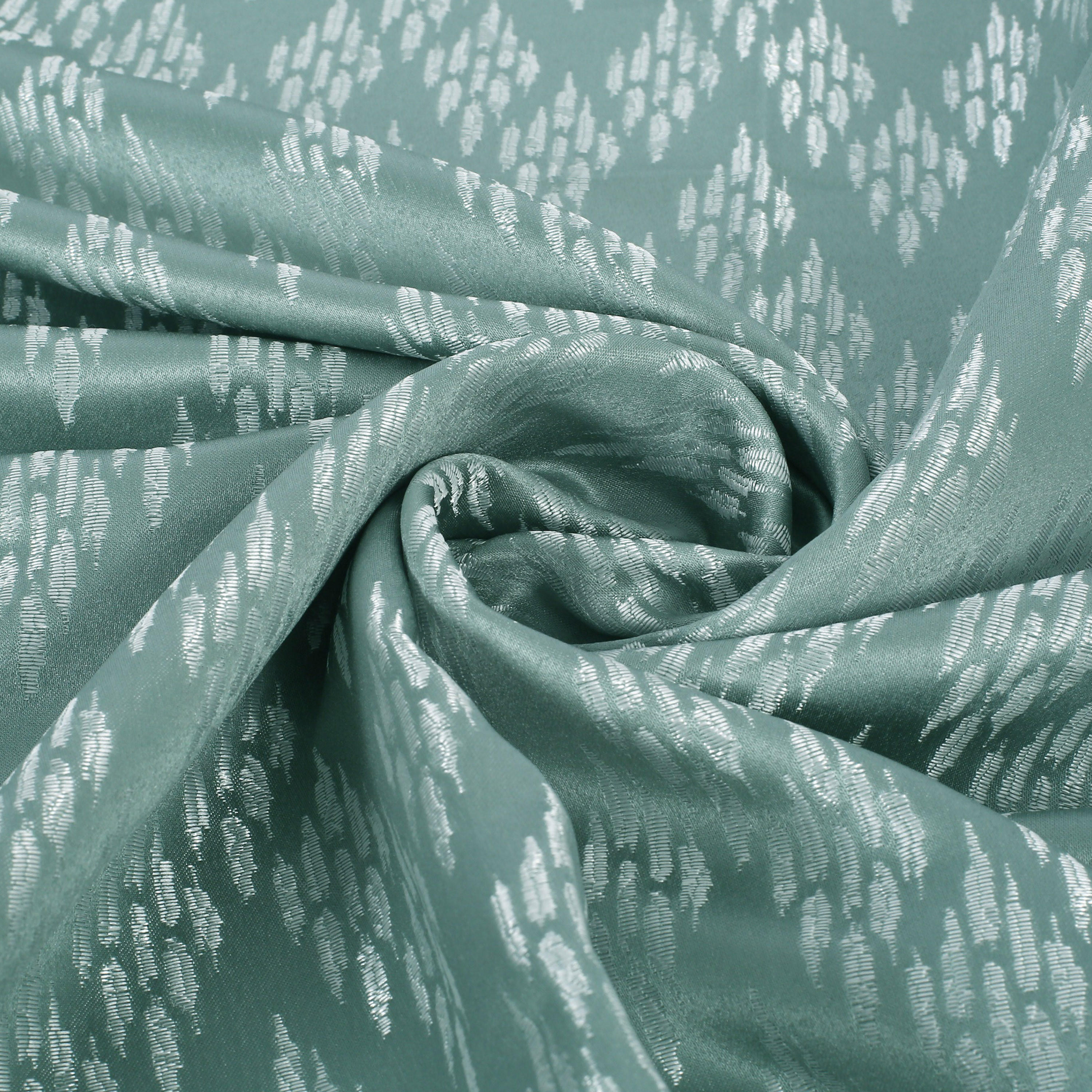 Jacquard Patterned Eyelet Curtain Set-household-windows-curtains-image-11